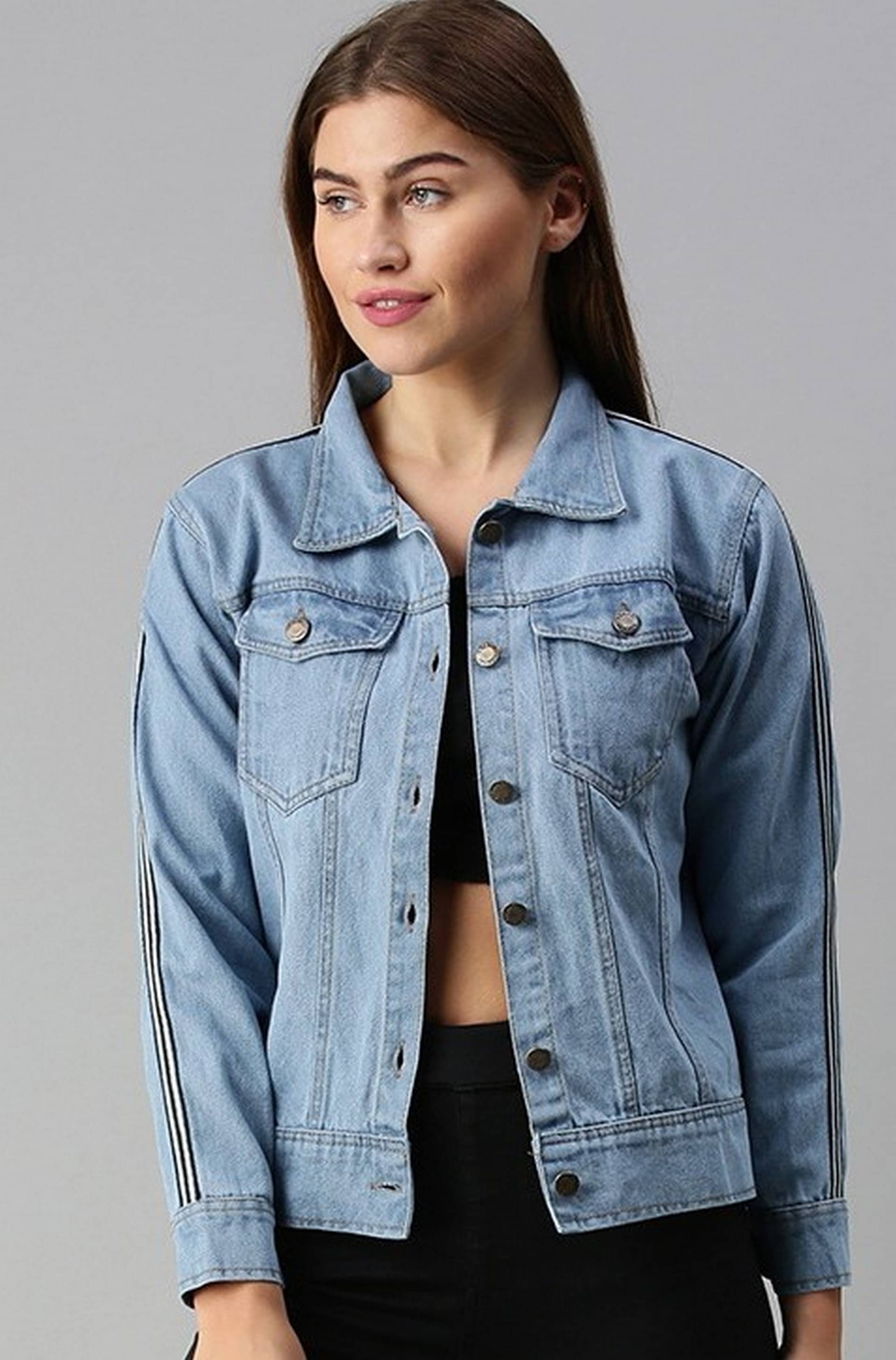 VOXATI Women Denim Jacket ( Multicolor ) VOXATI Women Denim Jacket ( Multicolor )