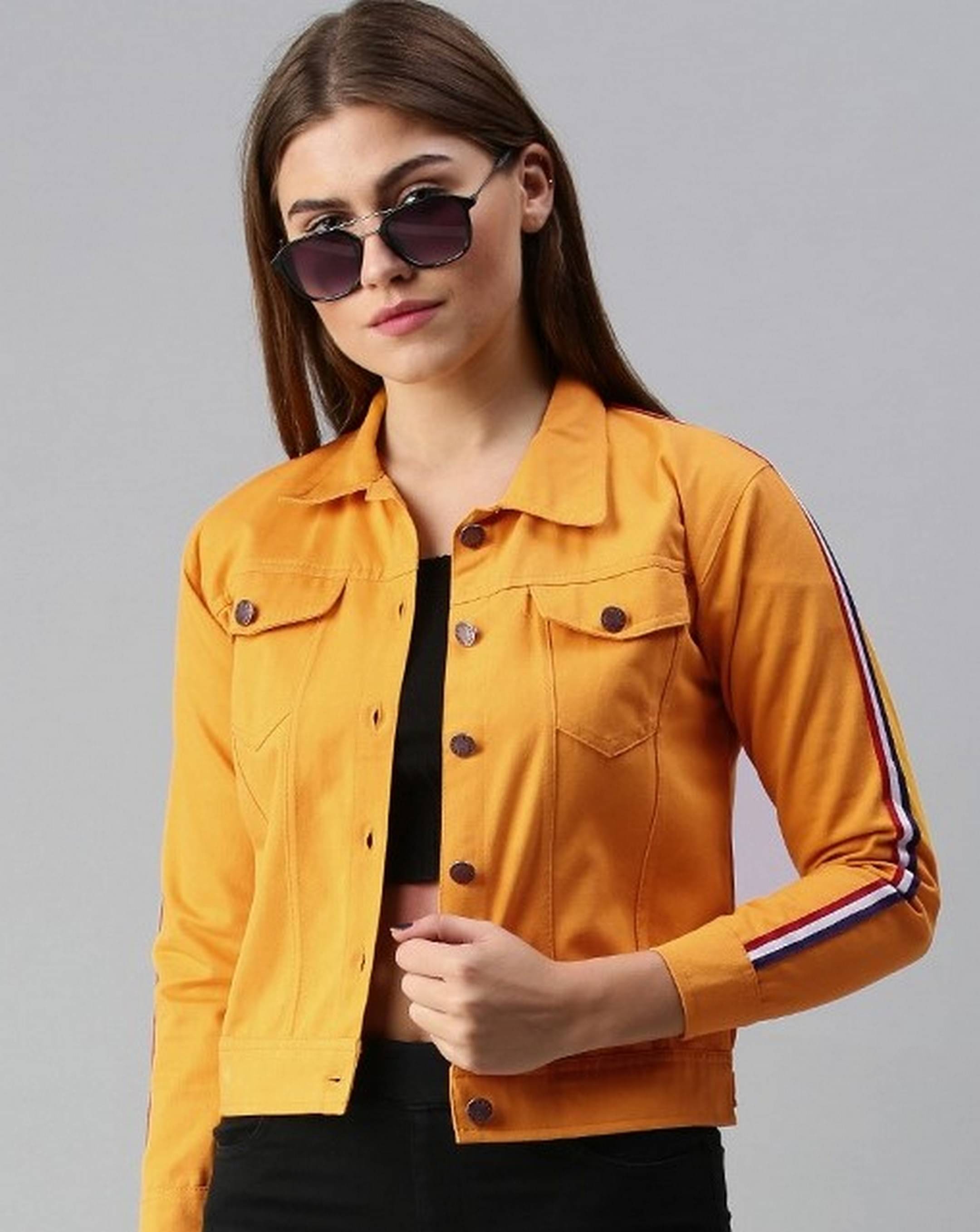 VOXATI - Denim Multi Color Denim Jacket VOXATI - Denim Multi Color Denim Jacket