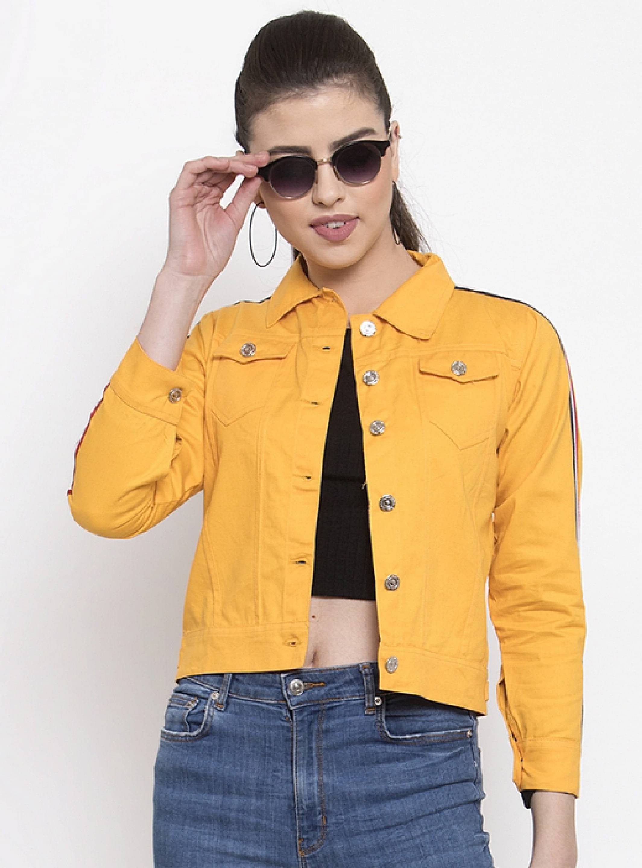 VOXATI - Denim Multi Color Denim Jacket VOXATI - Denim Multi Color Denim Jacket
