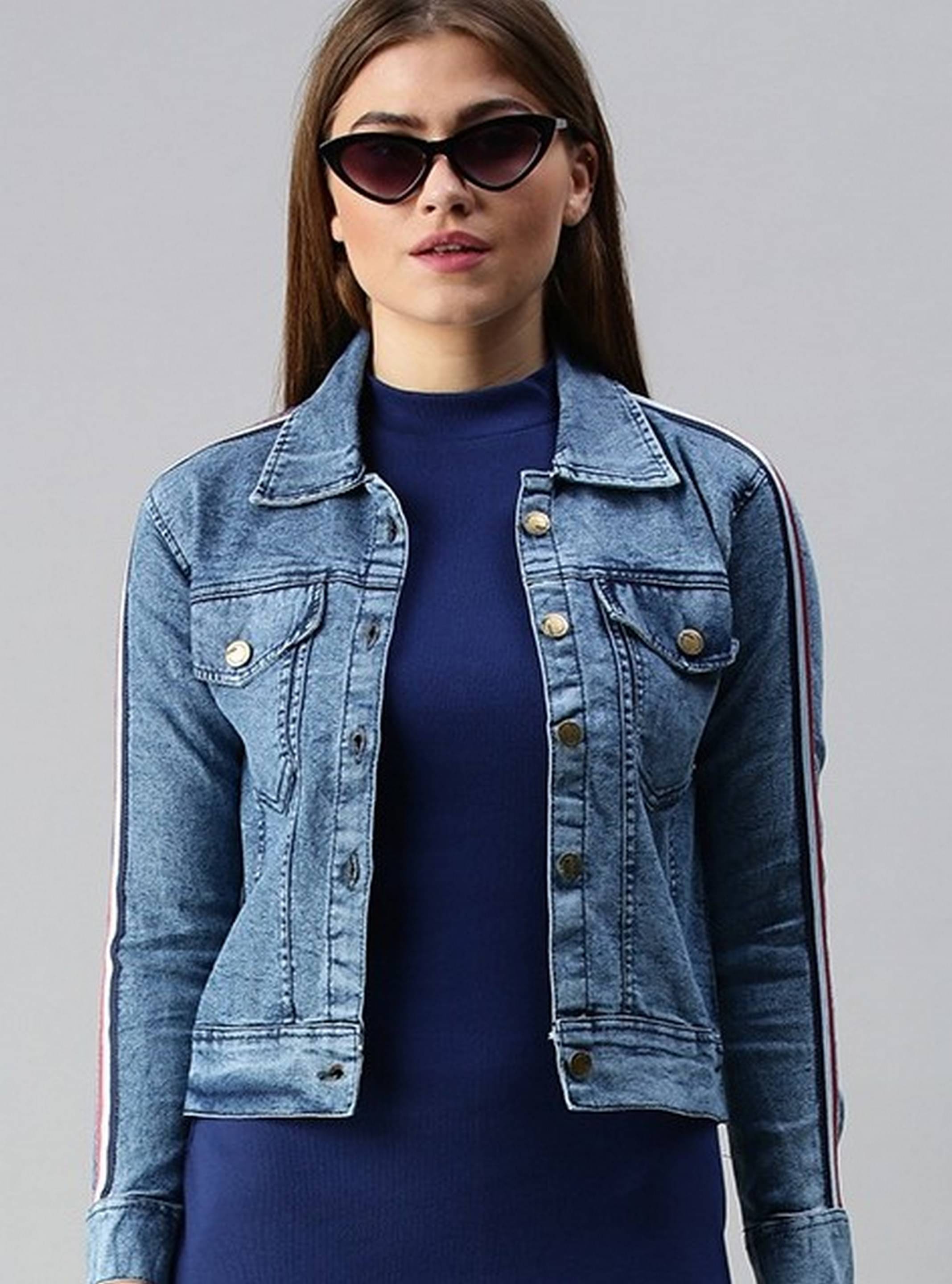 VOXATI - Denim Multi Color Denim Jacket VOXATI - Denim Multi Color Denim Jacket
