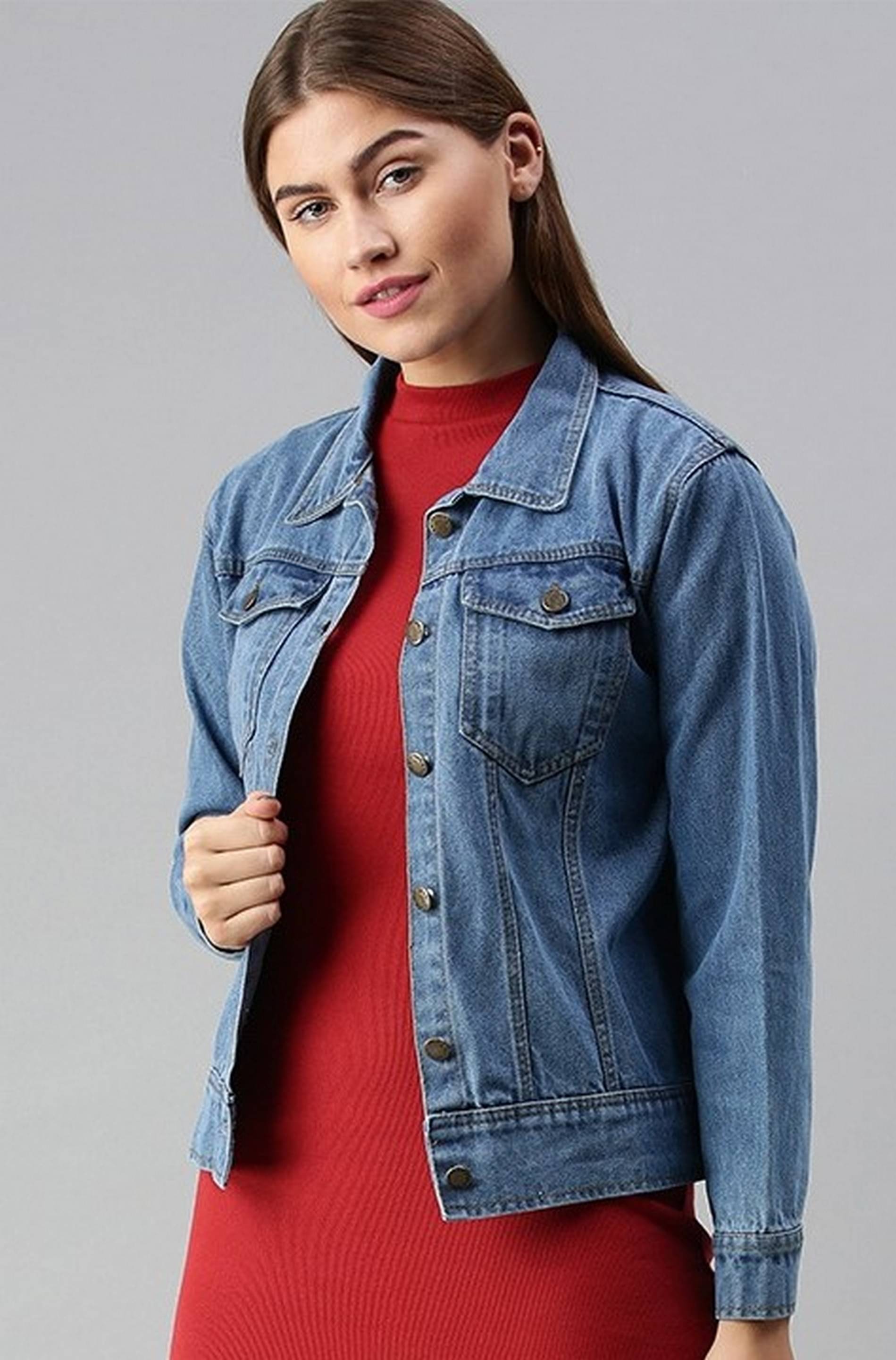 VOXATI - Denim Multi Color Denim Jacket VOXATI - Denim Multi Color Denim Jacket
