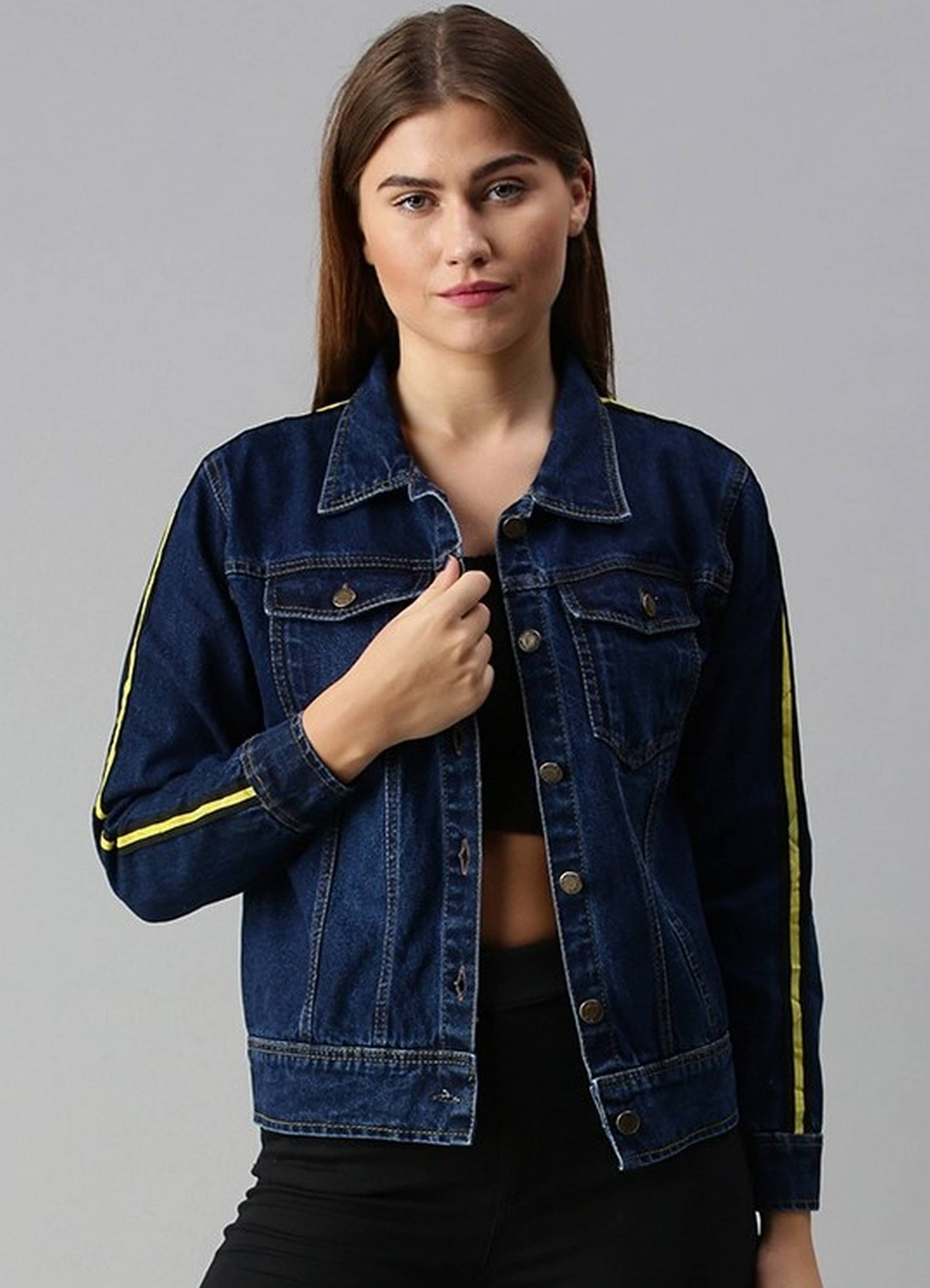 VOXATI - Denim Multi Color Denim Jacket VOXATI - Denim Multi Color Denim Jacket