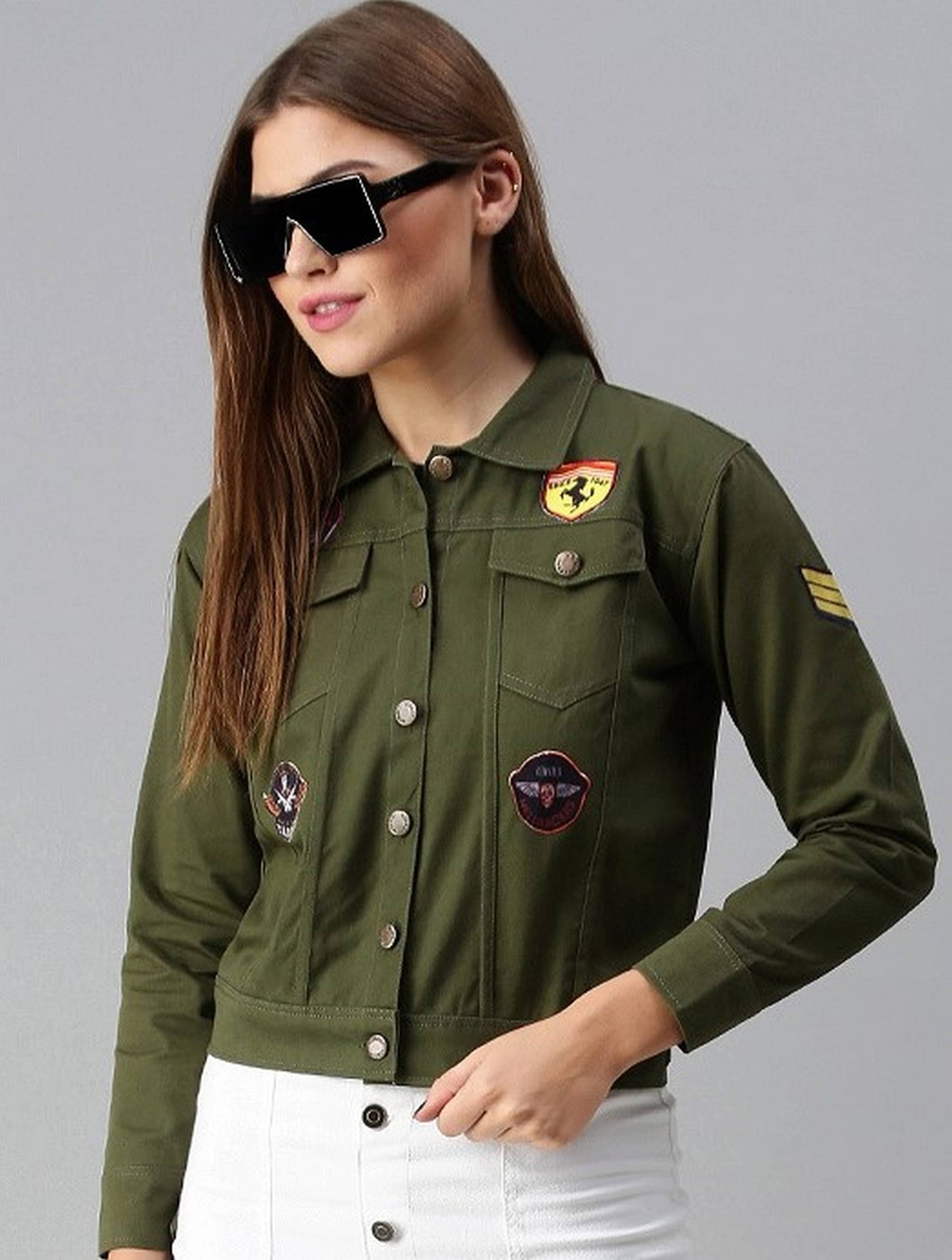     			VOXATI Women Denim Jacket ( Multicolor )