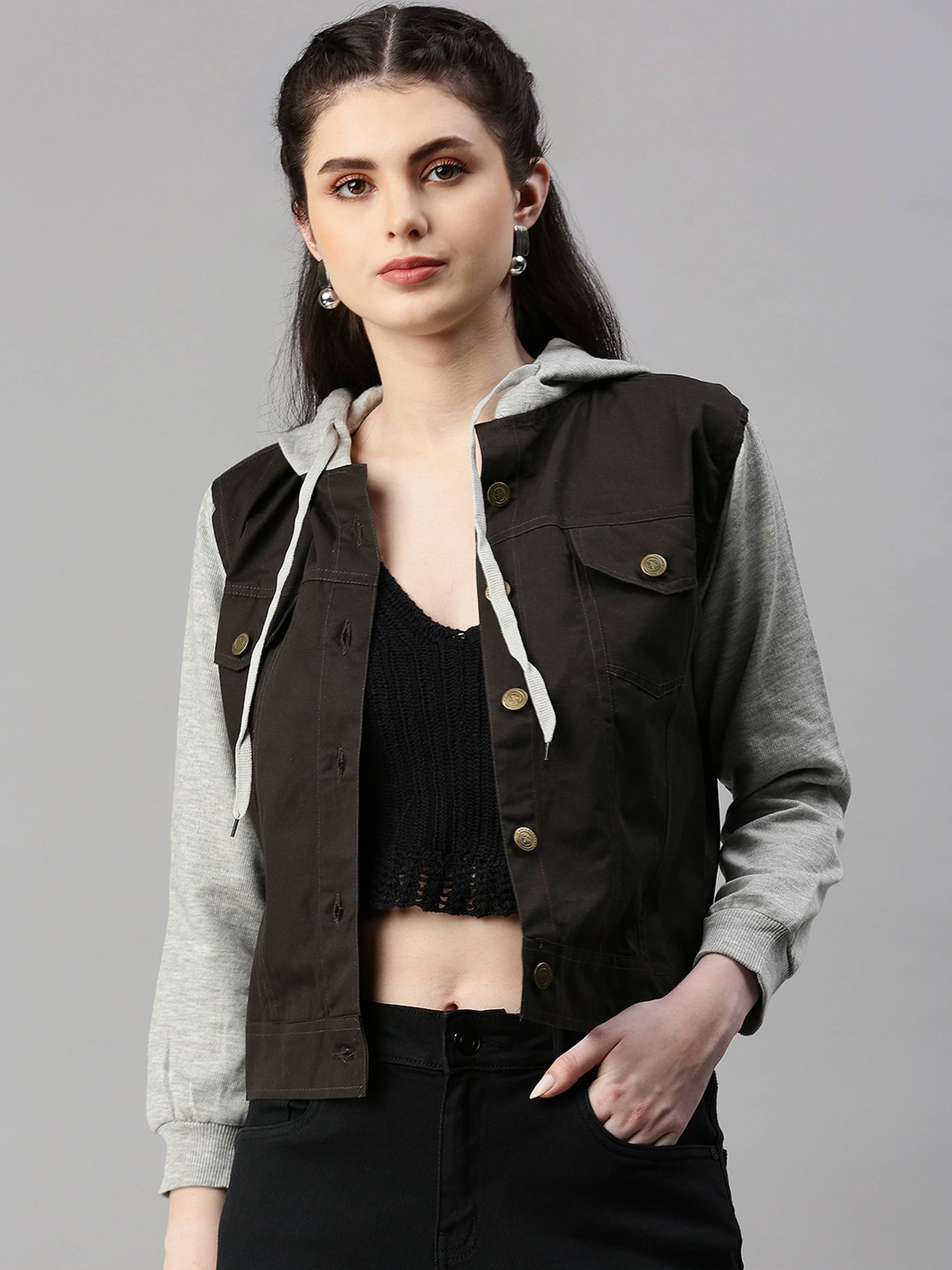 VOXATI Women Denim Jacket ( Multicolor ) VOXATI Women Denim Jacket ( Multicolor )