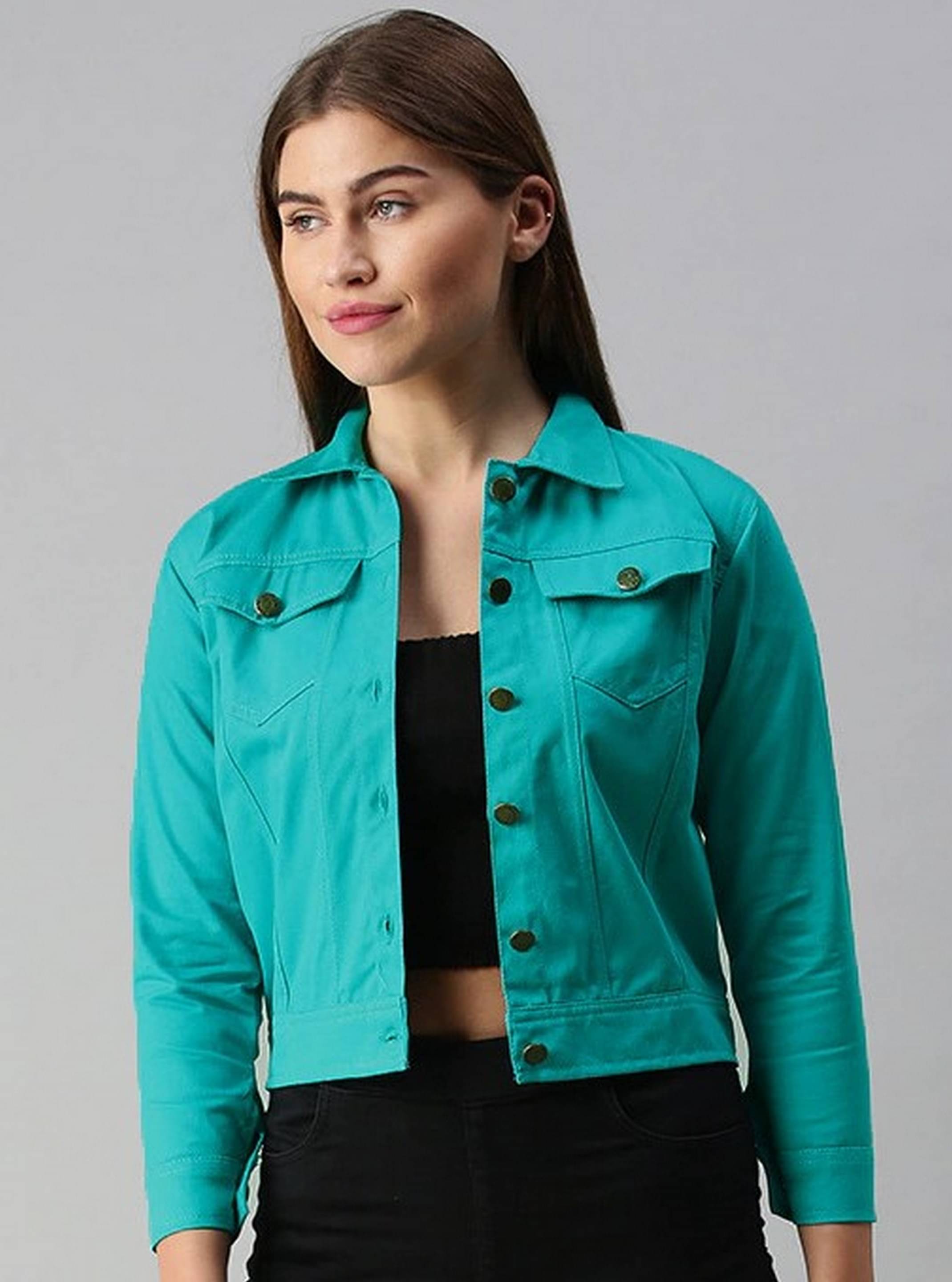 VOXATI - Denim Multi Color Denim Jacket VOXATI - Denim Multi Color Denim Jacket