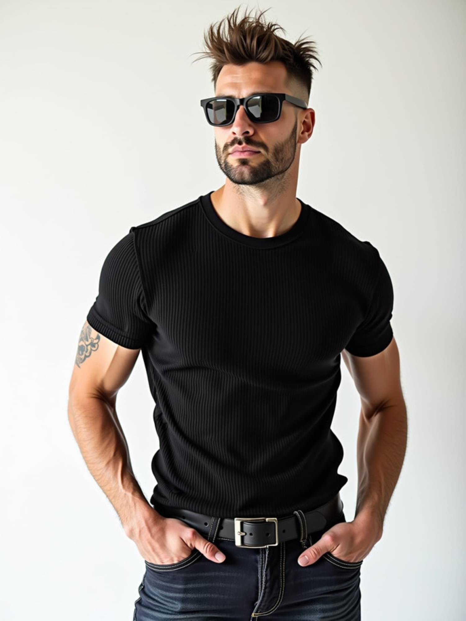fashion and youth Cotton Blend Regular Fit Solid Half Sleeves Men's Round T-Shirt - Black ( Pack of 1 ) fashion and youth Cotton Blend Regular Fit Solid Half Sleeves Men's Round T-Shirt - Black ( Pack of 1 )
