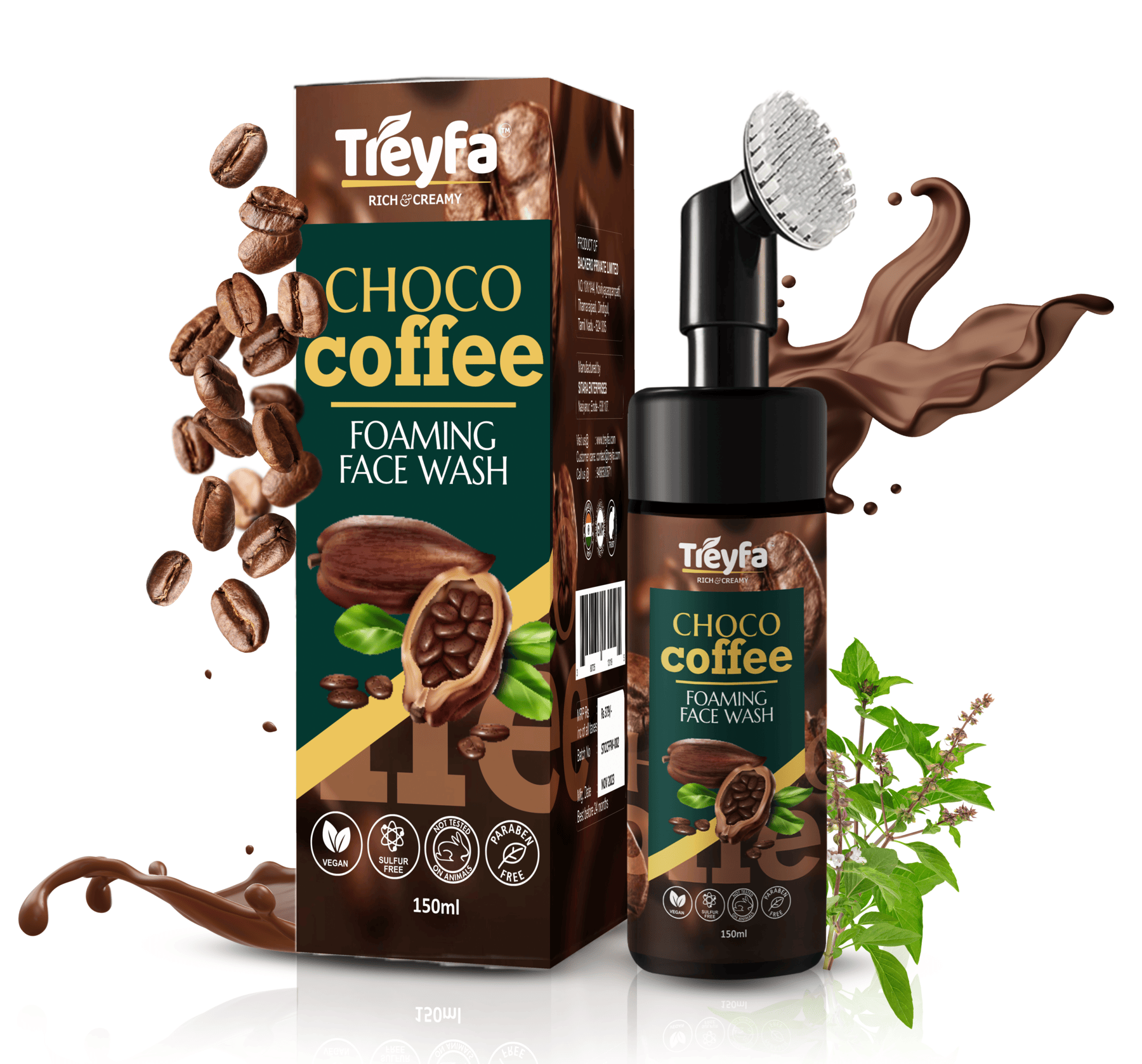     			treyfa - Exfoliating Face Wash For All Skin Type ( Pack of 1 )
