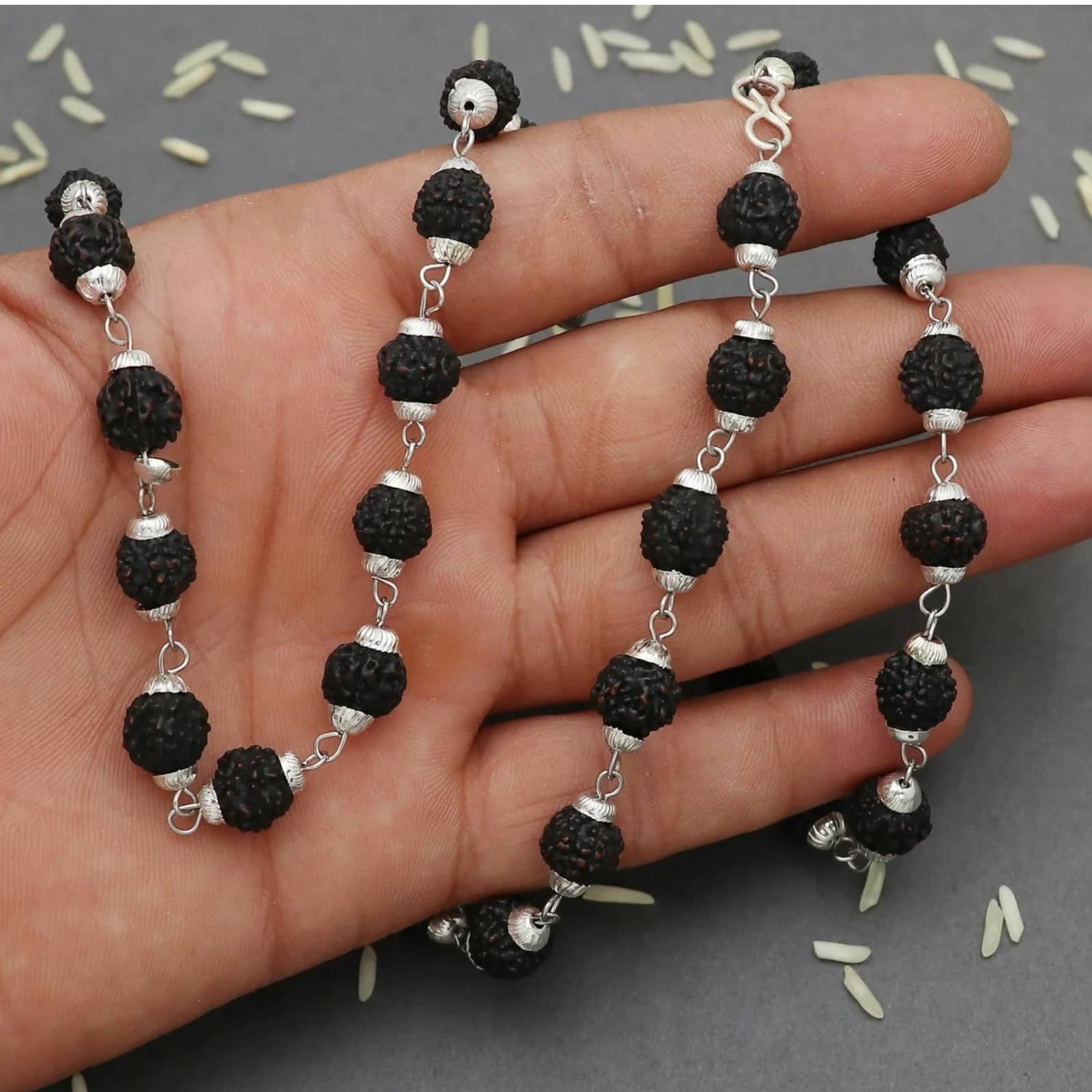 AKLINA Silver Religious Mala ( Pack of 1 ) - Jewellery Sets | Buy online on ZillyBuy