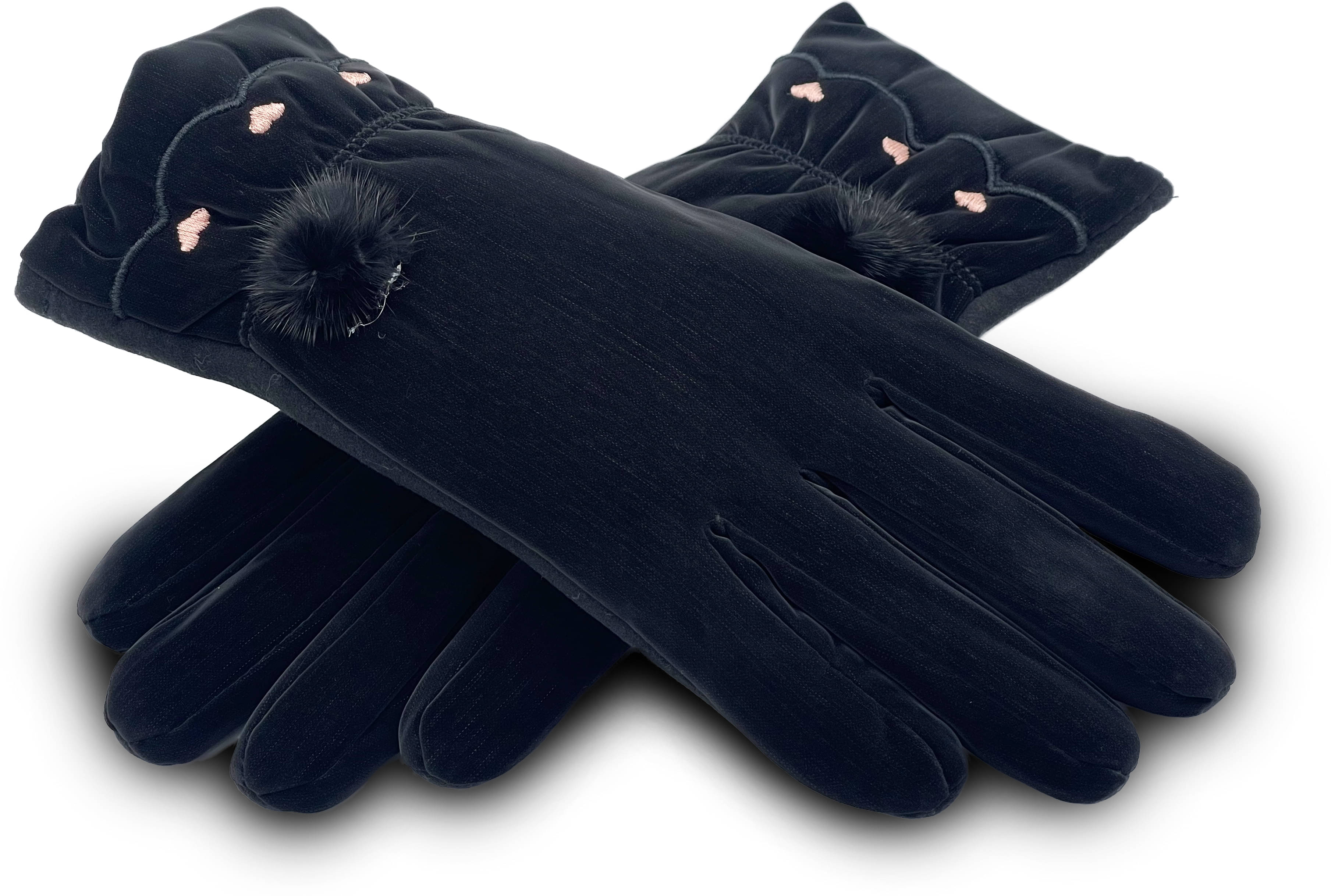 Alamos Black Women's Woollen Gloves ( Pack of 1 ) Alamos Black Women's Woollen Gloves ( Pack of 1 )