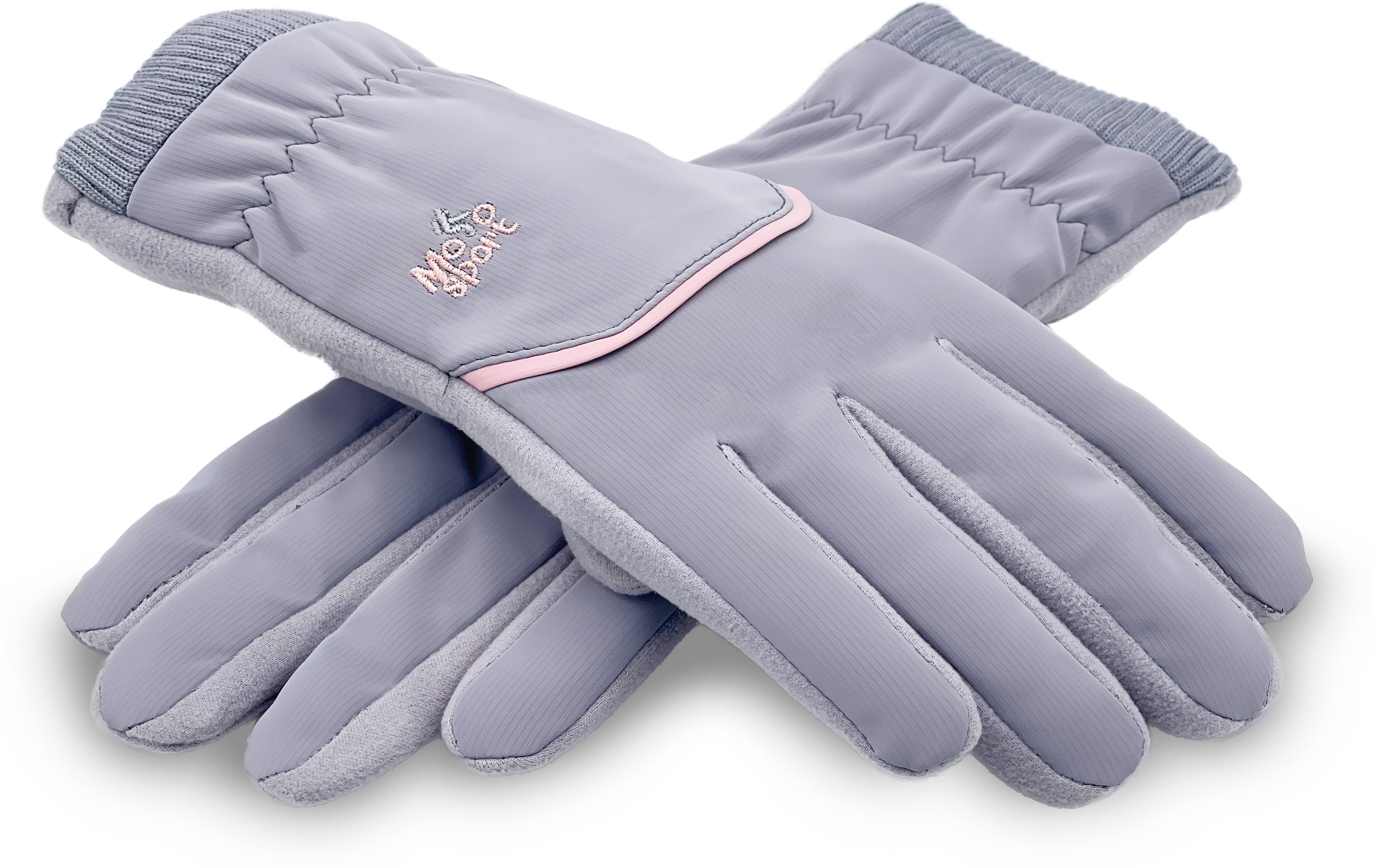     			Alamos Gray Polyester Men's Woollen Gloves ( Pack of 1 )