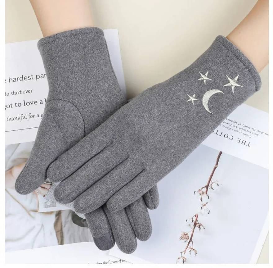 Alamos Gray Polyester Men's Woollen Gloves ( Pack of 1 ) Alamos Gray Polyester Men's Woollen Gloves ( Pack of 1 )