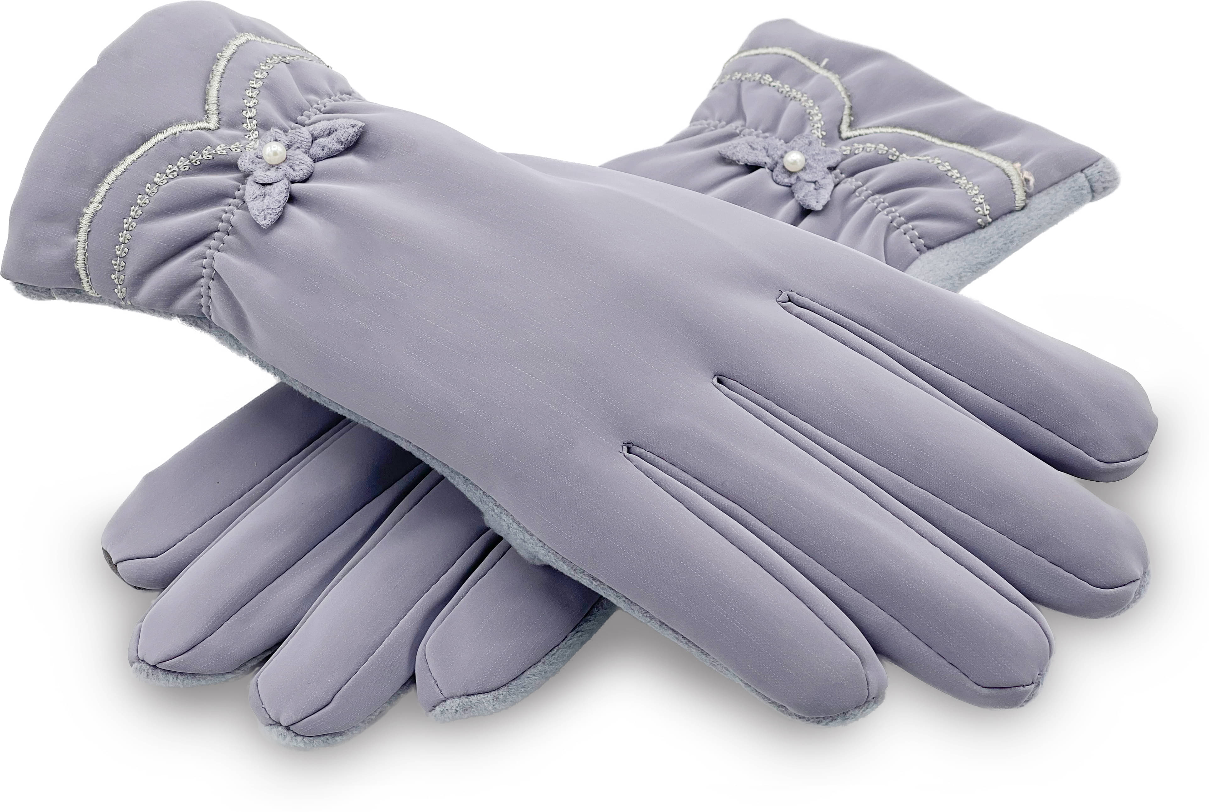     			Alamos Gray Polyester Men's Woollen Gloves ( Pack of 1 )