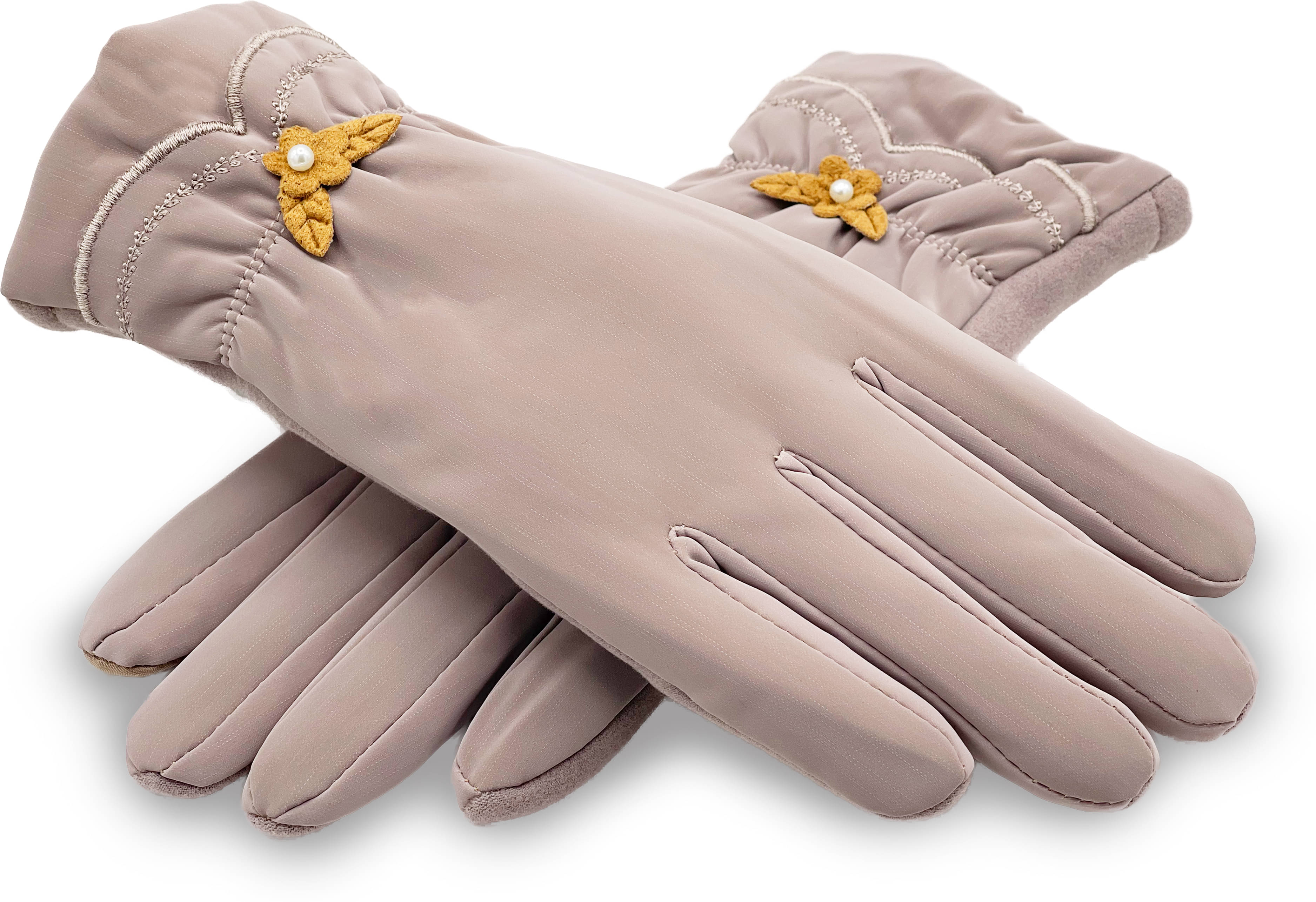     			Alamos Gray Polyester Men's Woollen Gloves ( Pack of 1 )
