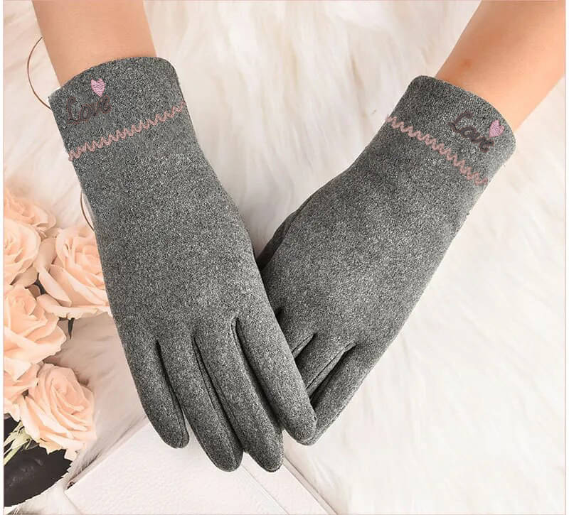 Alamos Gray Polyester Men's Woollen Gloves ( Pack of 1 ) Alamos Gray Polyester Men's Woollen Gloves ( Pack of 1 )
