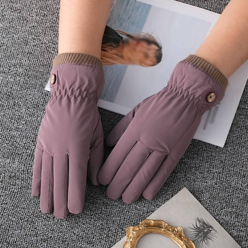     			Alamos Purple Women's Woollen Gloves ( Pack of 1 )