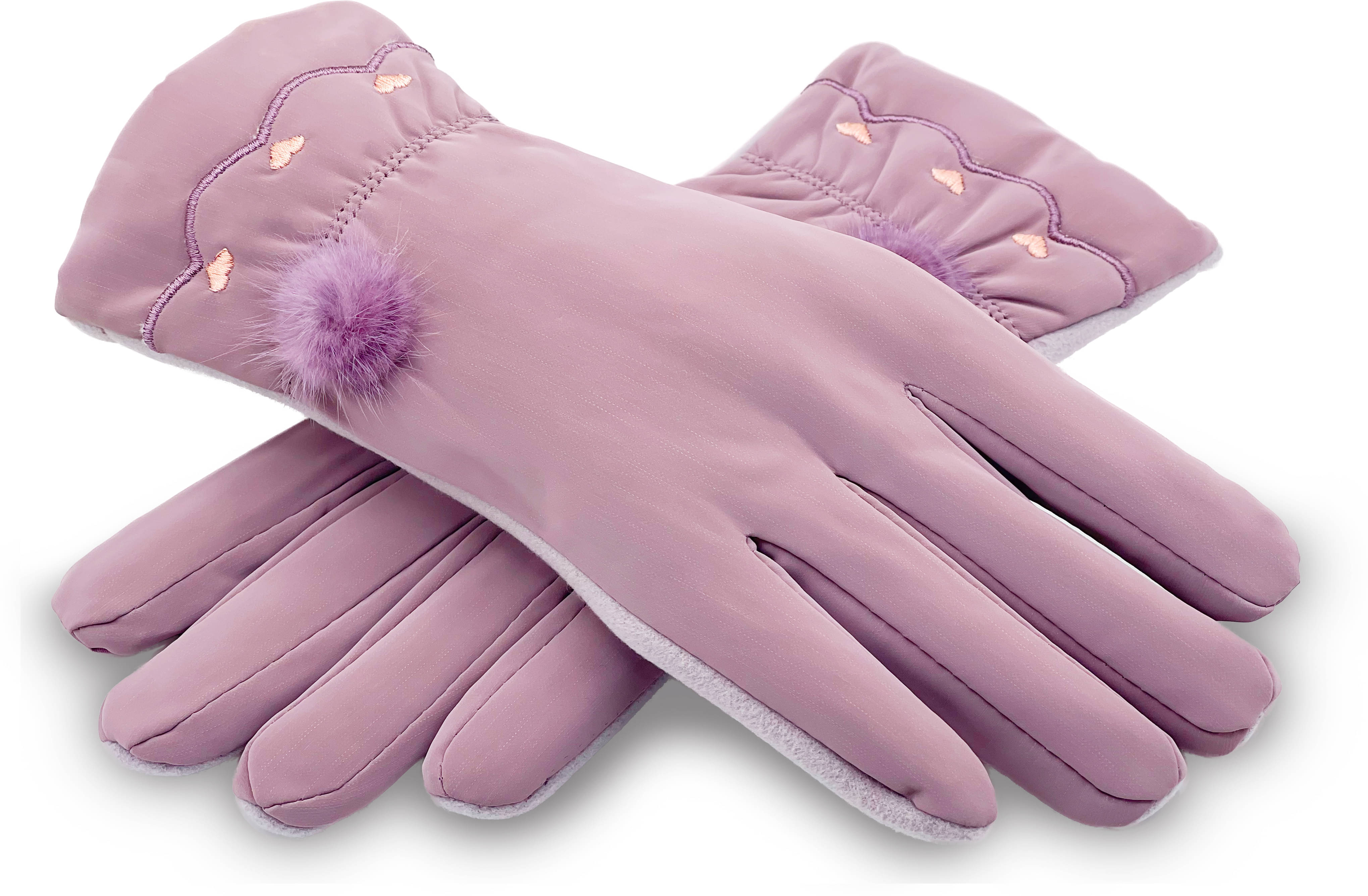     			Alamos Purple Women's Woollen Gloves ( Pack of 1 )