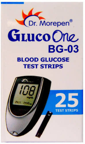     			Dr. Morepen Bg 03 25 strips 25 Test Strips