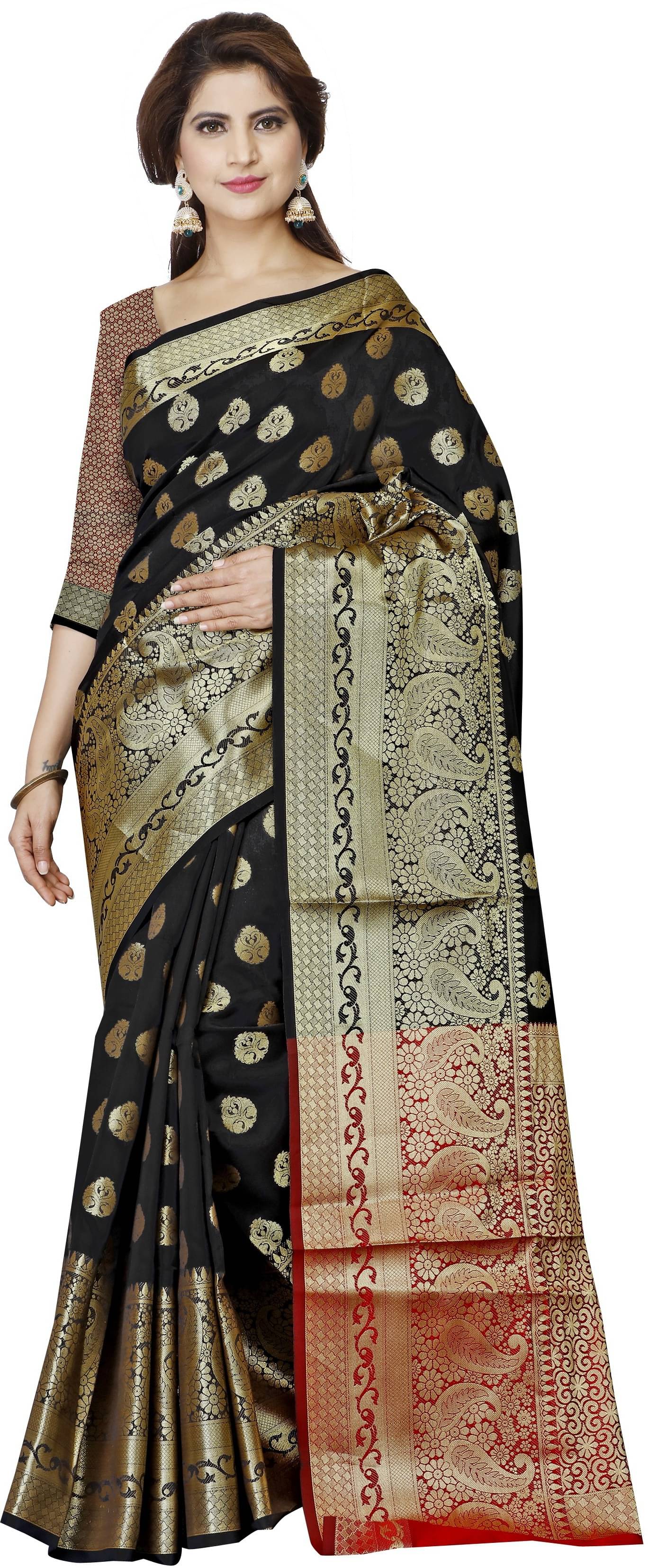 Indian Fashionista Cotton Blend Printed Saree With Unstitched Blouse Piece ( Multicolor ) Indian Fashionista Cotton Blend Printed Saree With Unstitched Blouse Piece ( Multicolor )