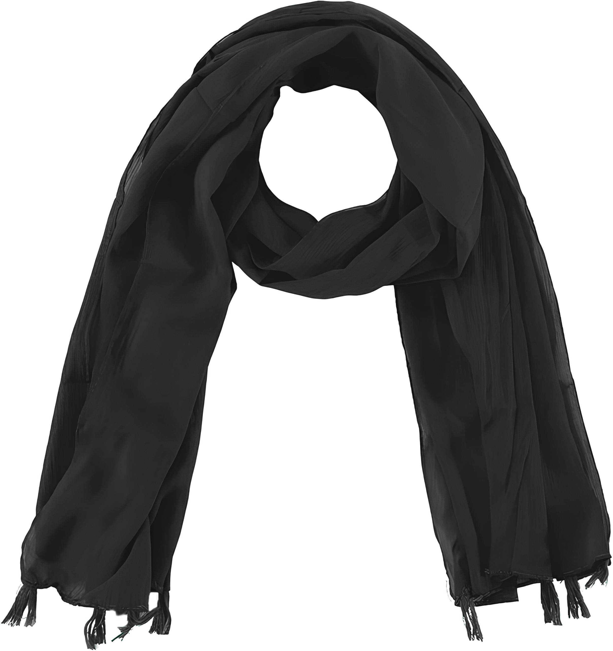 Reoutlook Black Viscose Women's Stole ( Pack of 2 ) Reoutlook Black Viscose Women's Stole ( Pack of 2 )