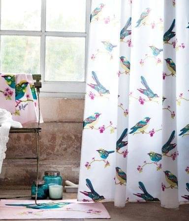     			S23 Graphic Room Darkening Eyelet Curtain 7 ft ( Pack of 1 ) - White