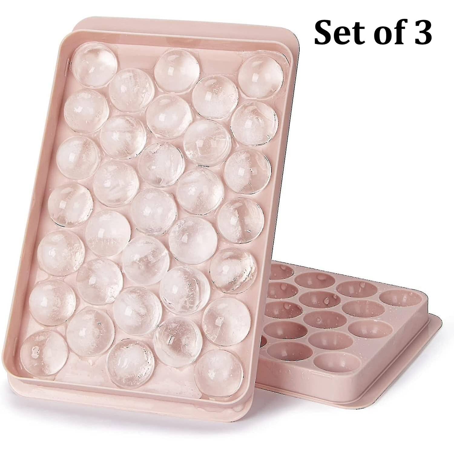     			Stysol Lolipop Ice Tray Peach 3 Pcs