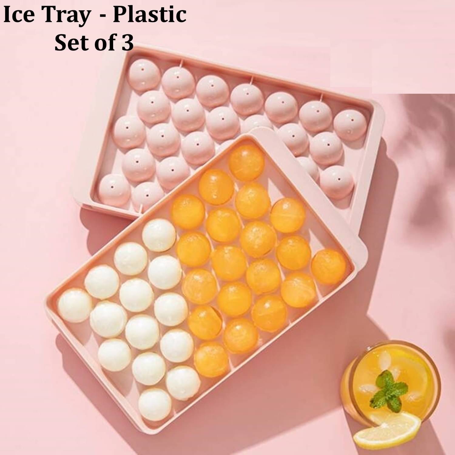     			Stysol Lolipop Ice Tray Pink 3 Pcs
