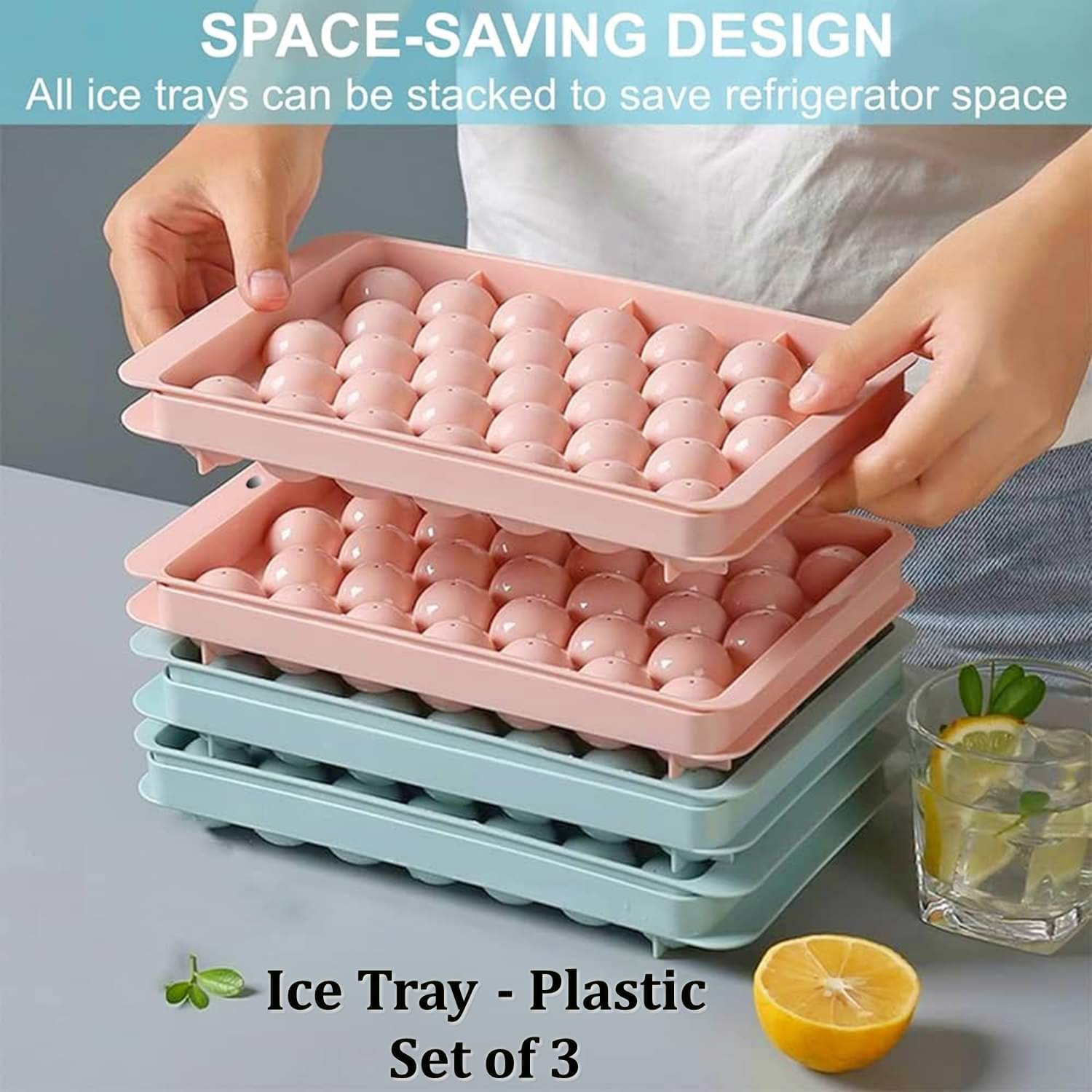     			Stysol Lolipop Ice Tray Pink 3 Pcs