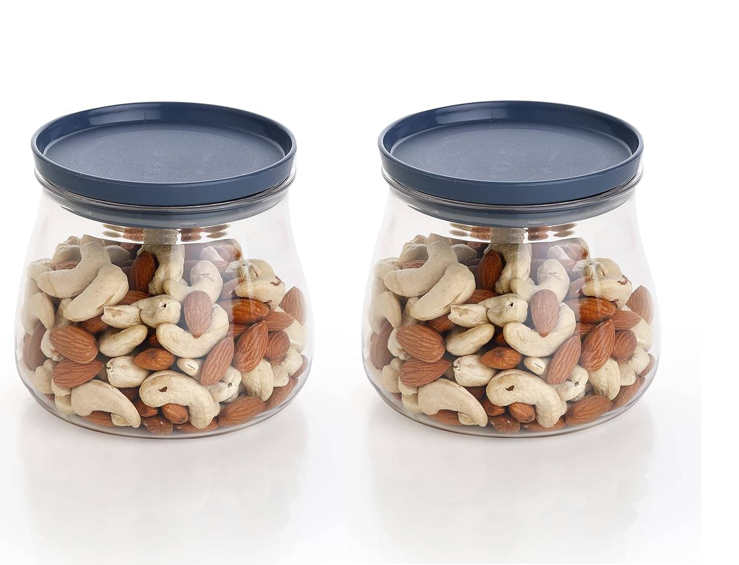     			Swaraa Kitchenware Plastic Grey Cookie Container ( set of 2 )