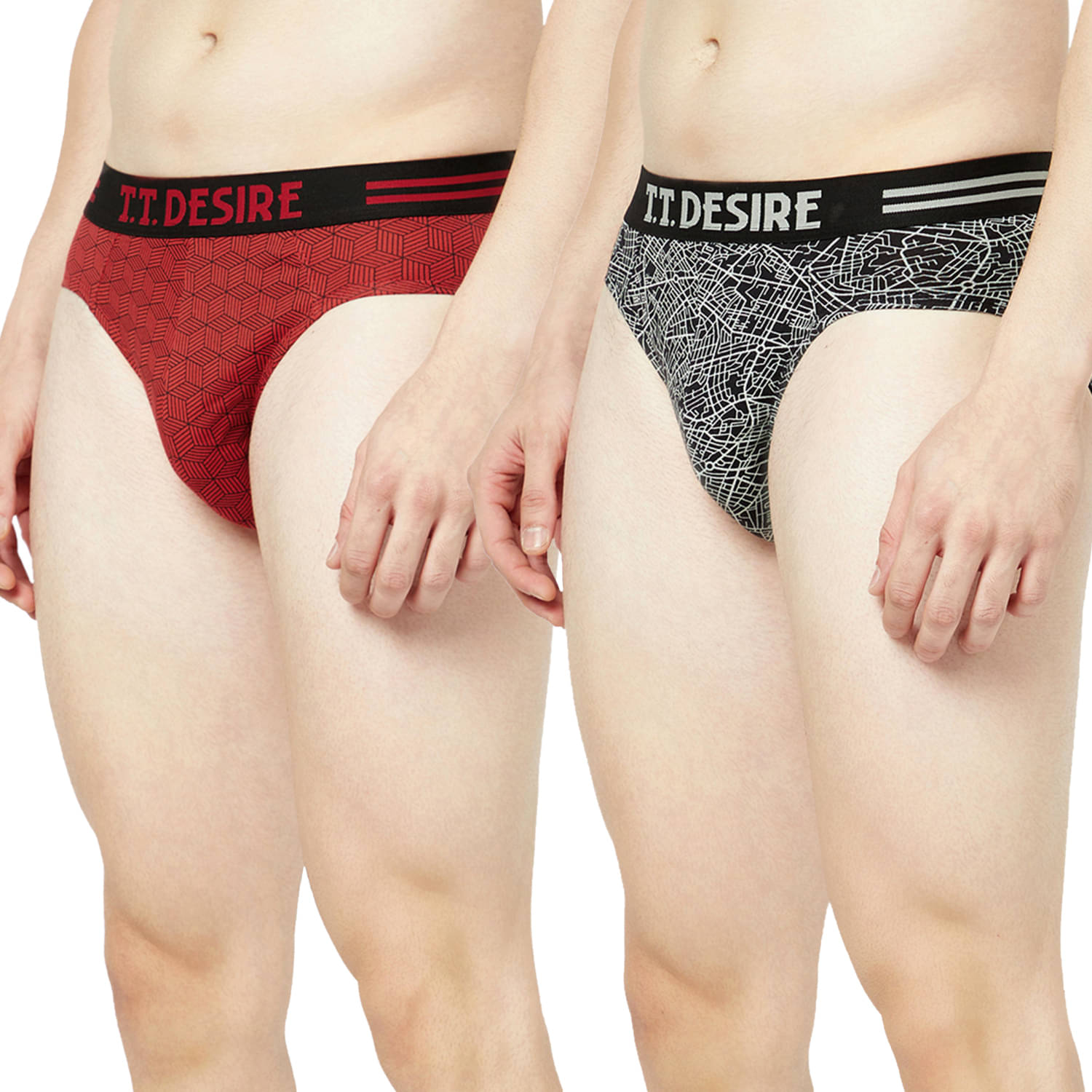 TT Pack of 2 Cotton Briefs For Men's ( Multicolor2 ) TT Pack of 2 Cotton Briefs For Men's ( Multicolor2 )