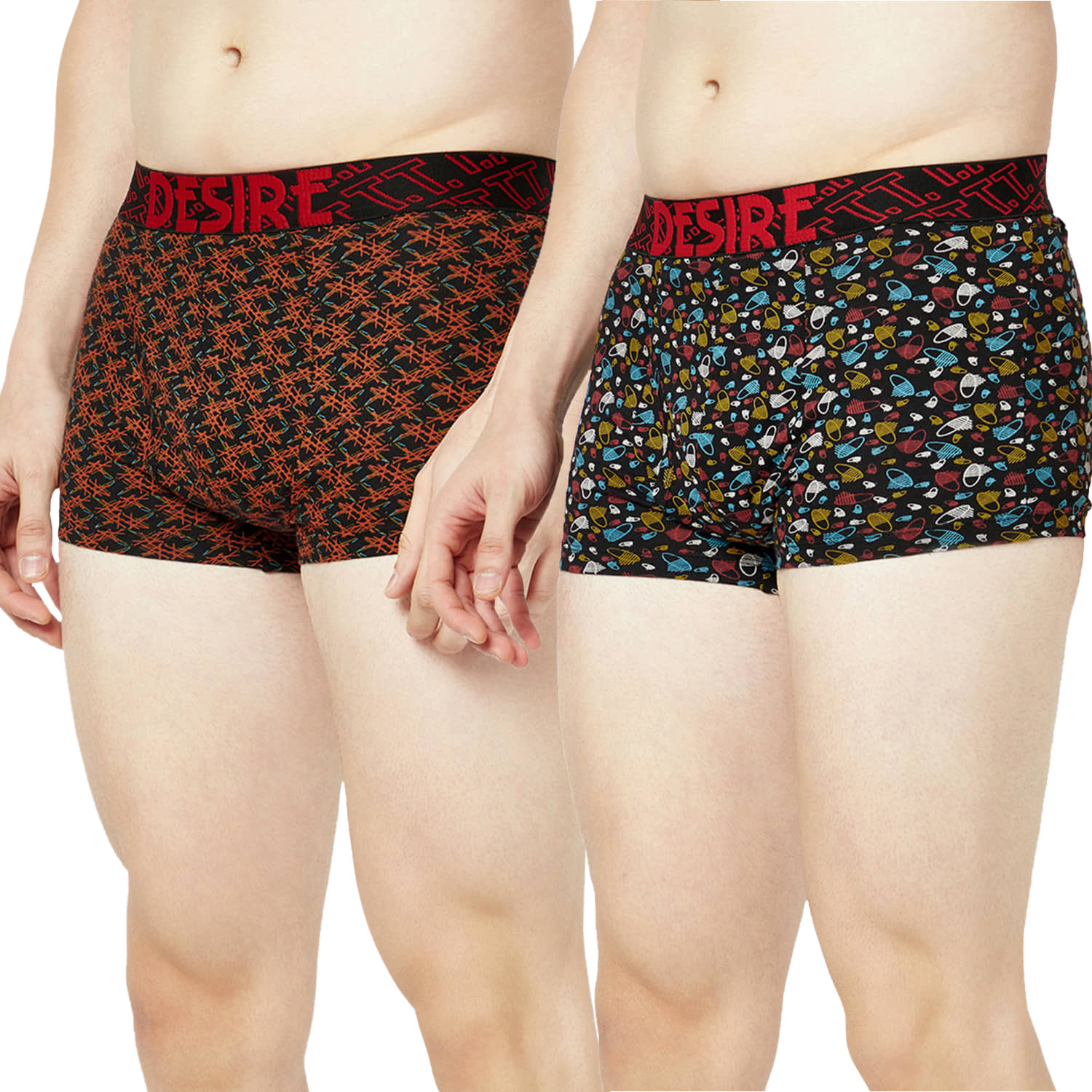TT Pack of 2 Cotton Trunks For Men's ( Multicolor1 )