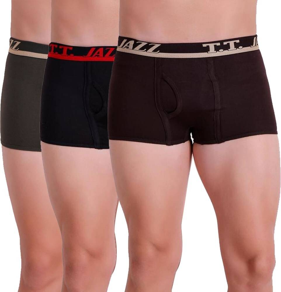     			TT Pack of 3 Cotton Blend Trunks For Men's ( Multicolor2 )