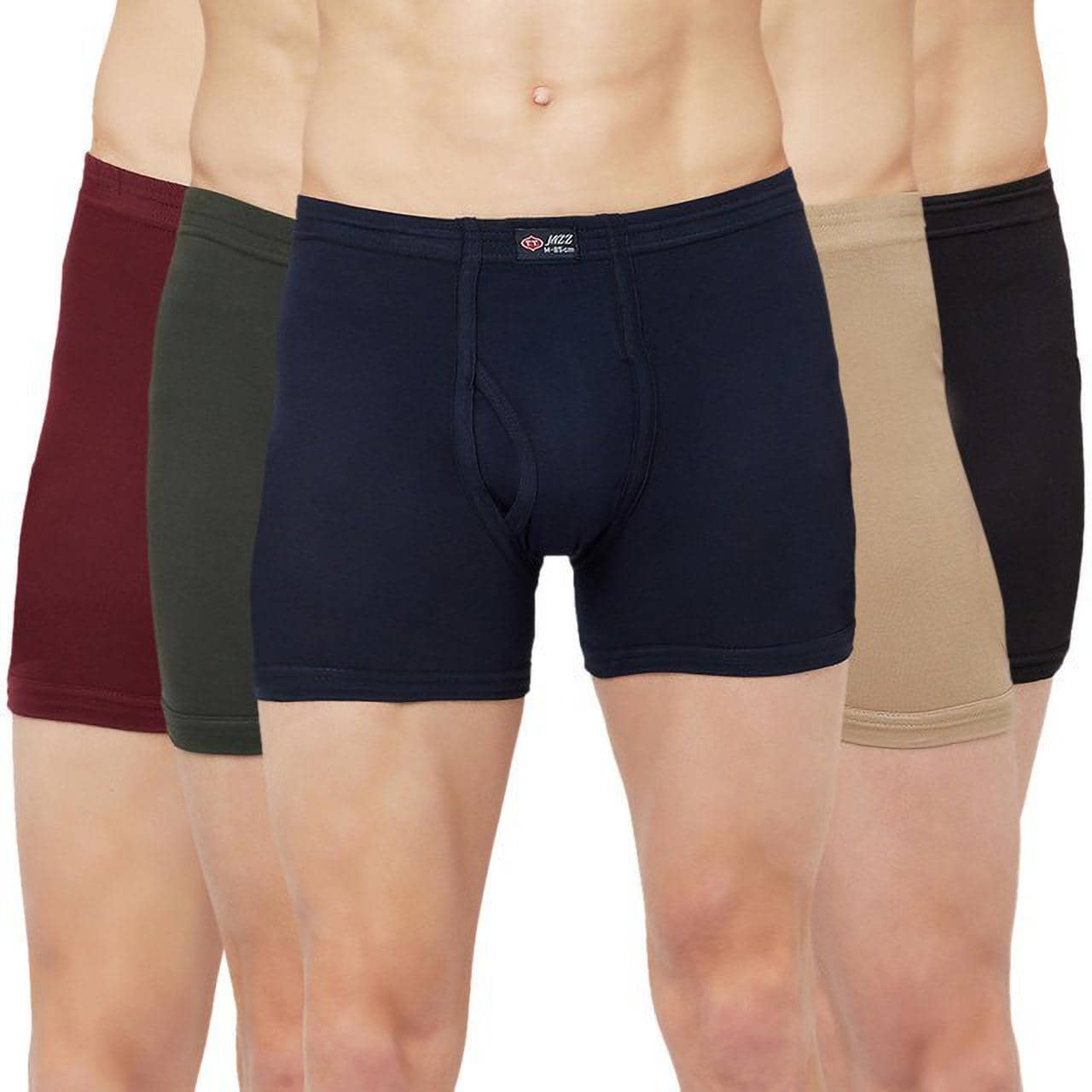 TT Pack of 5 Cotton Blend Trunks For Men's ( Multicolor )