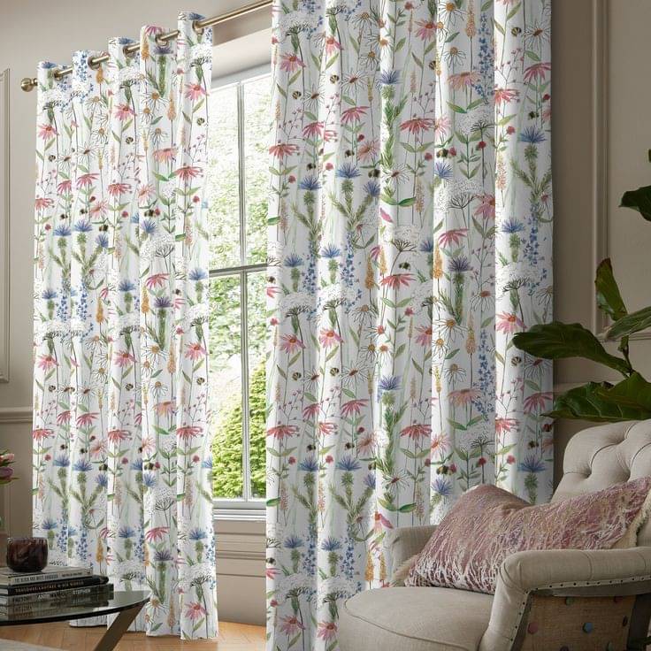 V21 decod Graphic Room Darkening Eyelet Curtain 9 ft ( Pack of 1 ) - Multi Color V21 decod Graphic Room Darkening Eyelet Curtain 9 ft ( Pack of 1 ) - Multi Color