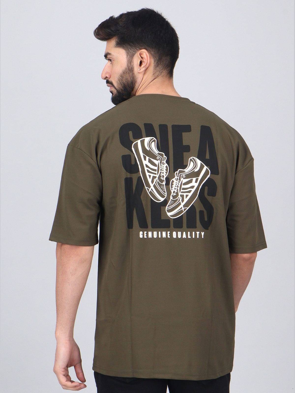 WILD ELEPHANT Polyester Regular Fit Printed Half Sleeves Men's Round T-Shirt - Olive ( Pack of 1 ) WILD ELEPHANT Polyester Regular Fit Printed Half Sleeves Men's Round T-Shirt - Olive ( Pack of 1 )