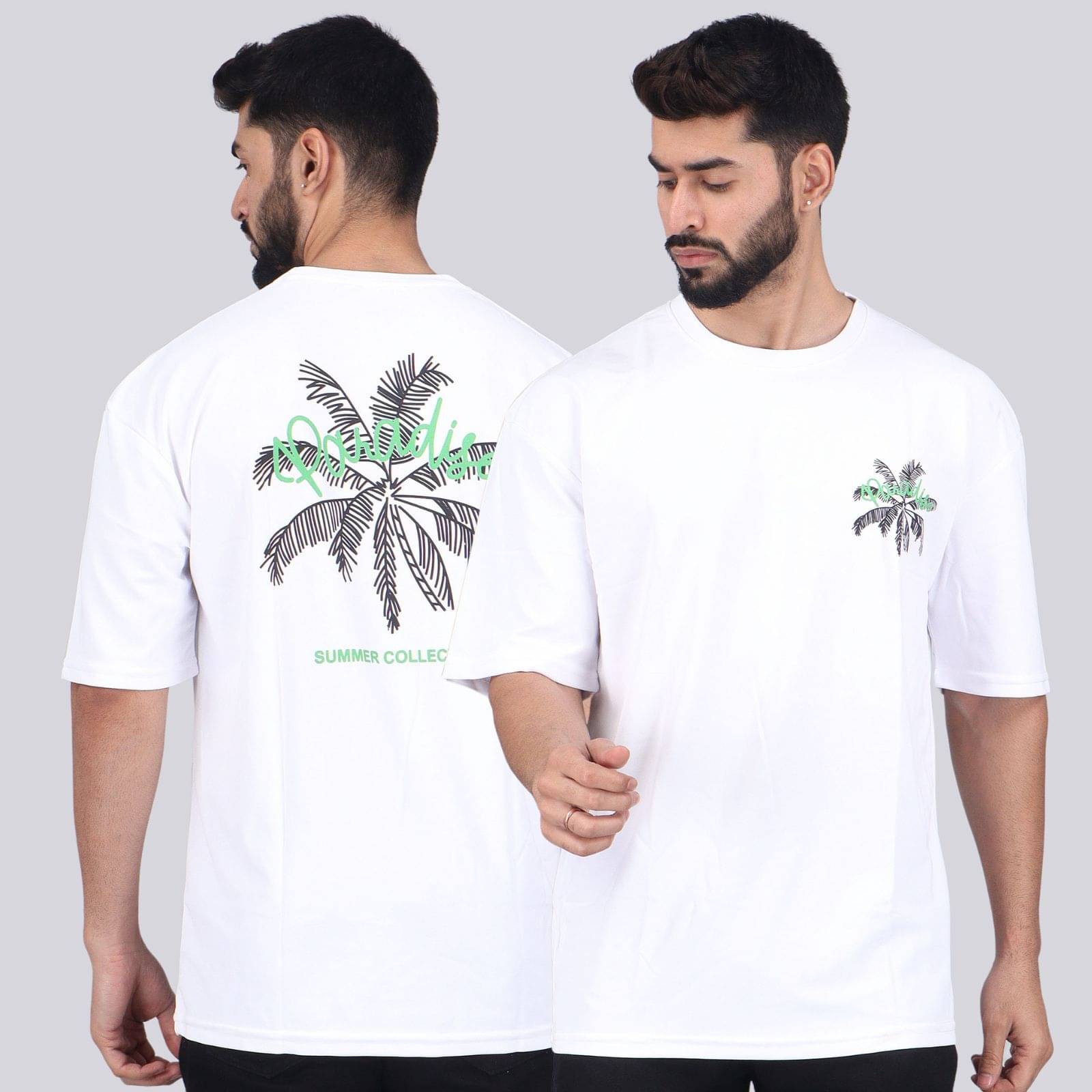 WILD ELEPHANT Polyester Regular Fit Printed Half Sleeves Men's Round T-Shirt - White ( Pack of 1 ) WILD ELEPHANT Polyester Regular Fit Printed Half Sleeves Men's Round T-Shirt - White ( Pack of 1 )