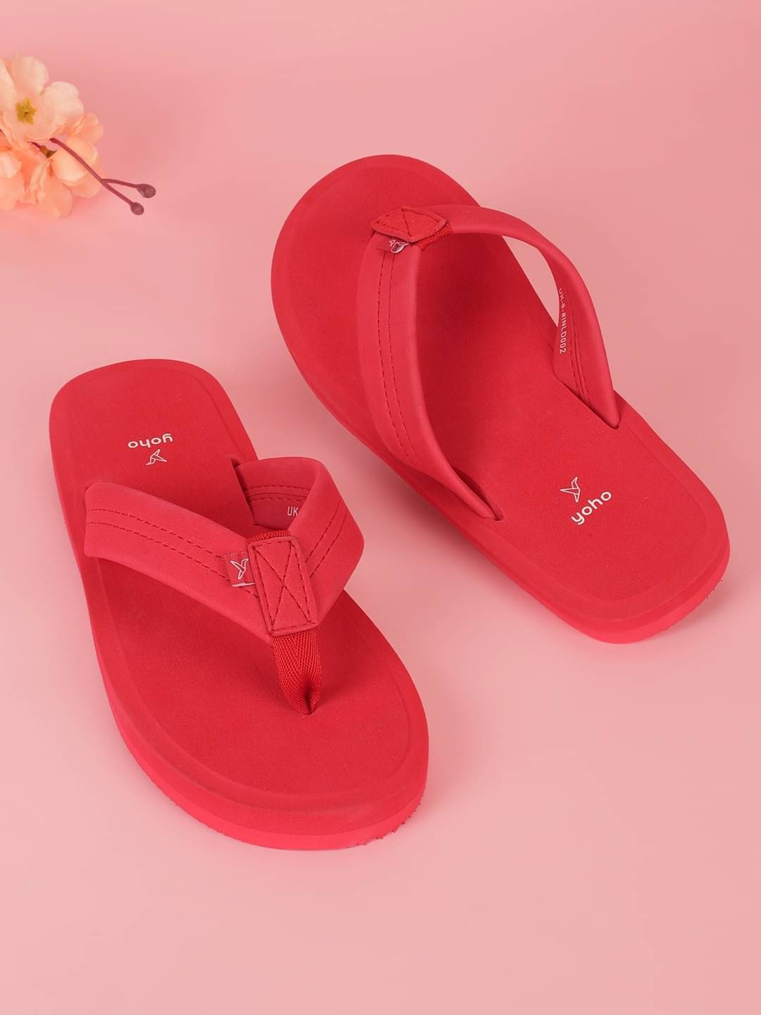     			Yoho Red Women's Slipper