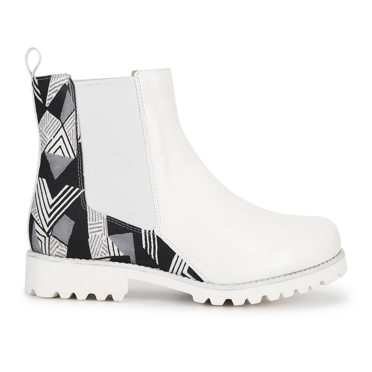 Yoho White Women's Ankle Length Boots Yoho White Women's Ankle Length Boots
