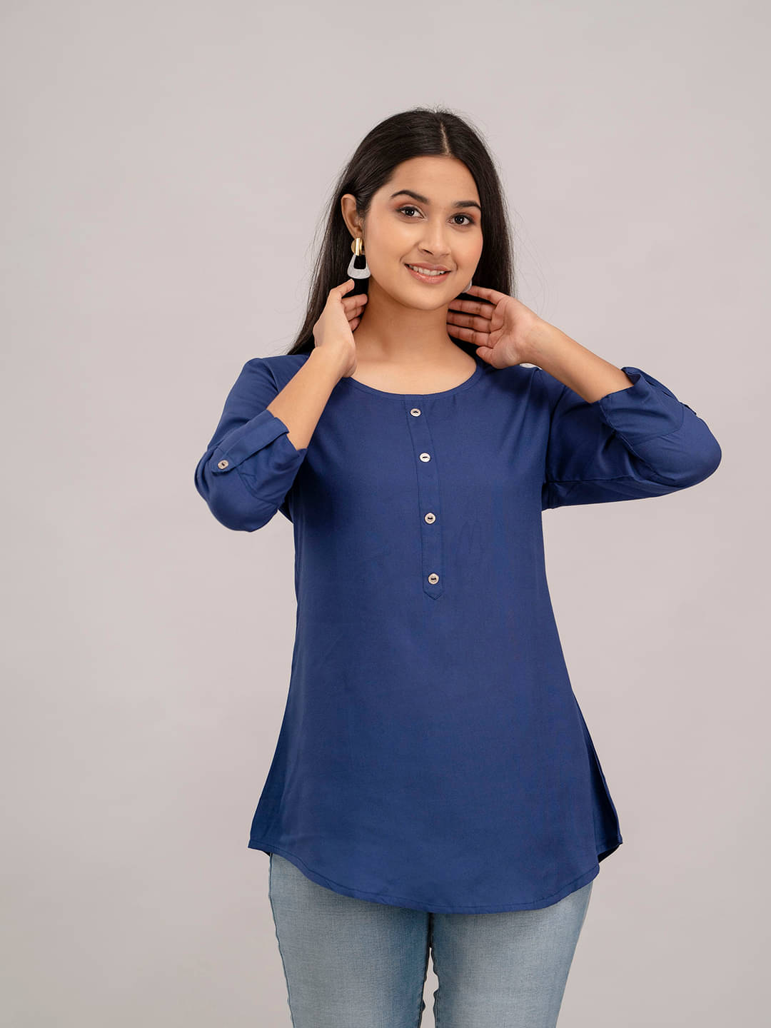     			Rayon Short Kurti For Women (Pack of 1)