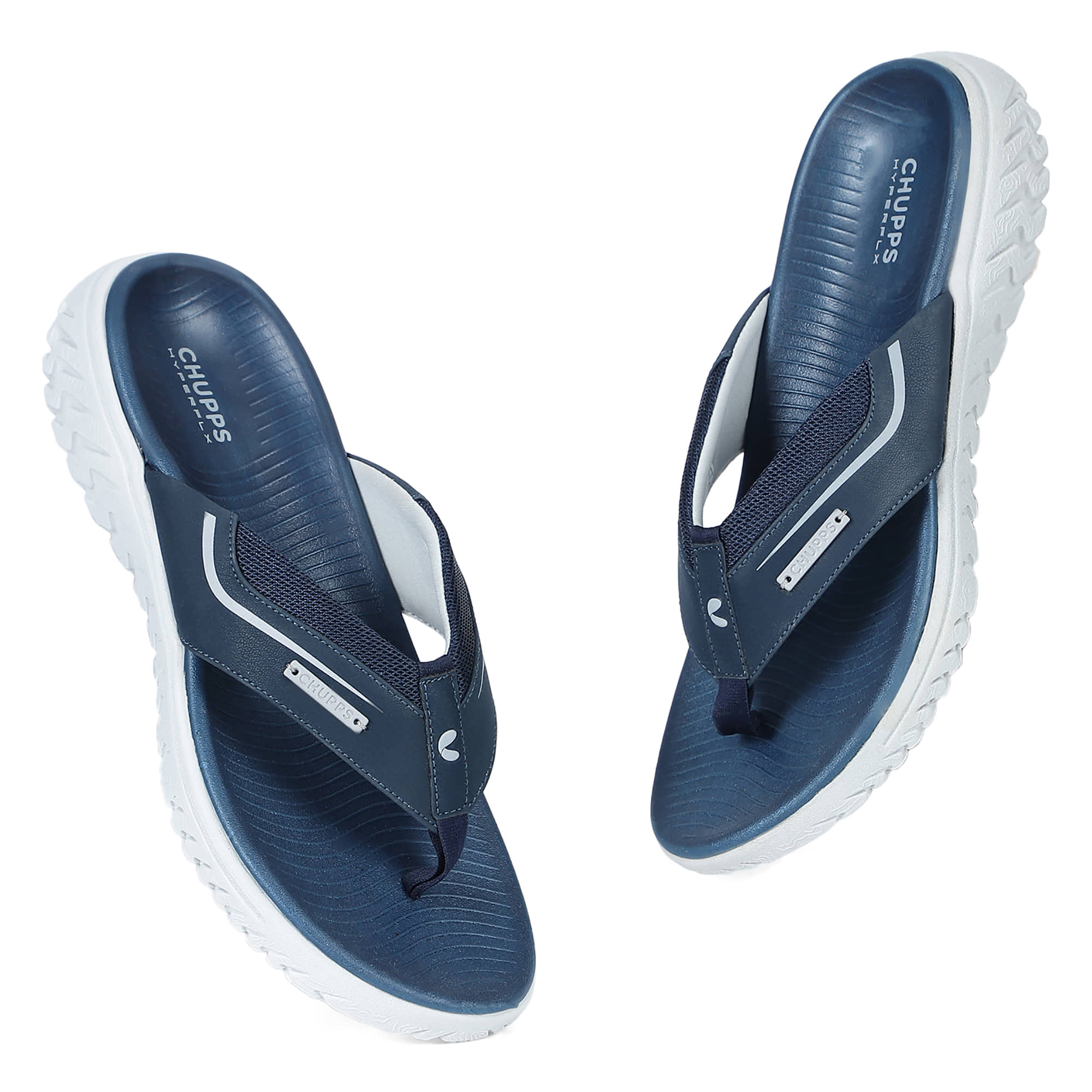 CHUPPS Navy Men's Thong Flip Flop