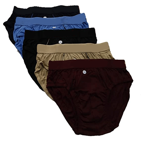 D1 DIFFERENT ONE Pack of 5 Cotton Briefs For Men's ( Multicolor ) D1 DIFFERENT ONE Pack of 5 Cotton Briefs For Men's ( Multicolor )