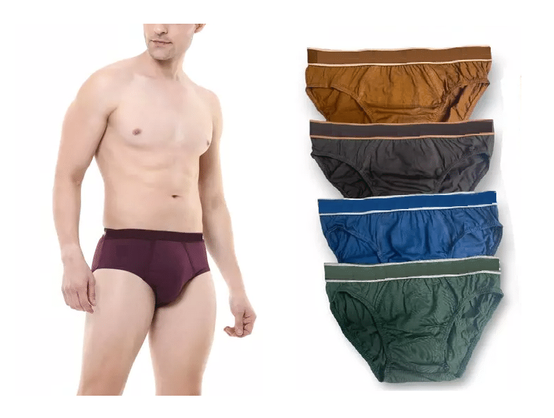     			D1 DIFFERENT ONE Pack of 5 Cotton Briefs For Men's ( Multicolor )
