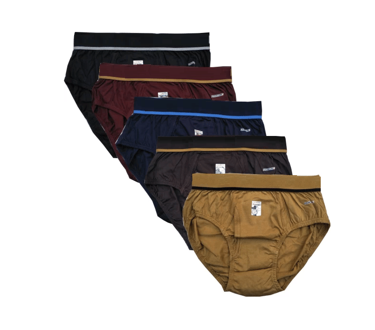 D1 DIFFERENT ONE Pack of 5 Cotton Briefs For Men's ( Multicolor ) D1 DIFFERENT ONE Pack of 5 Cotton Briefs For Men's ( Multicolor )