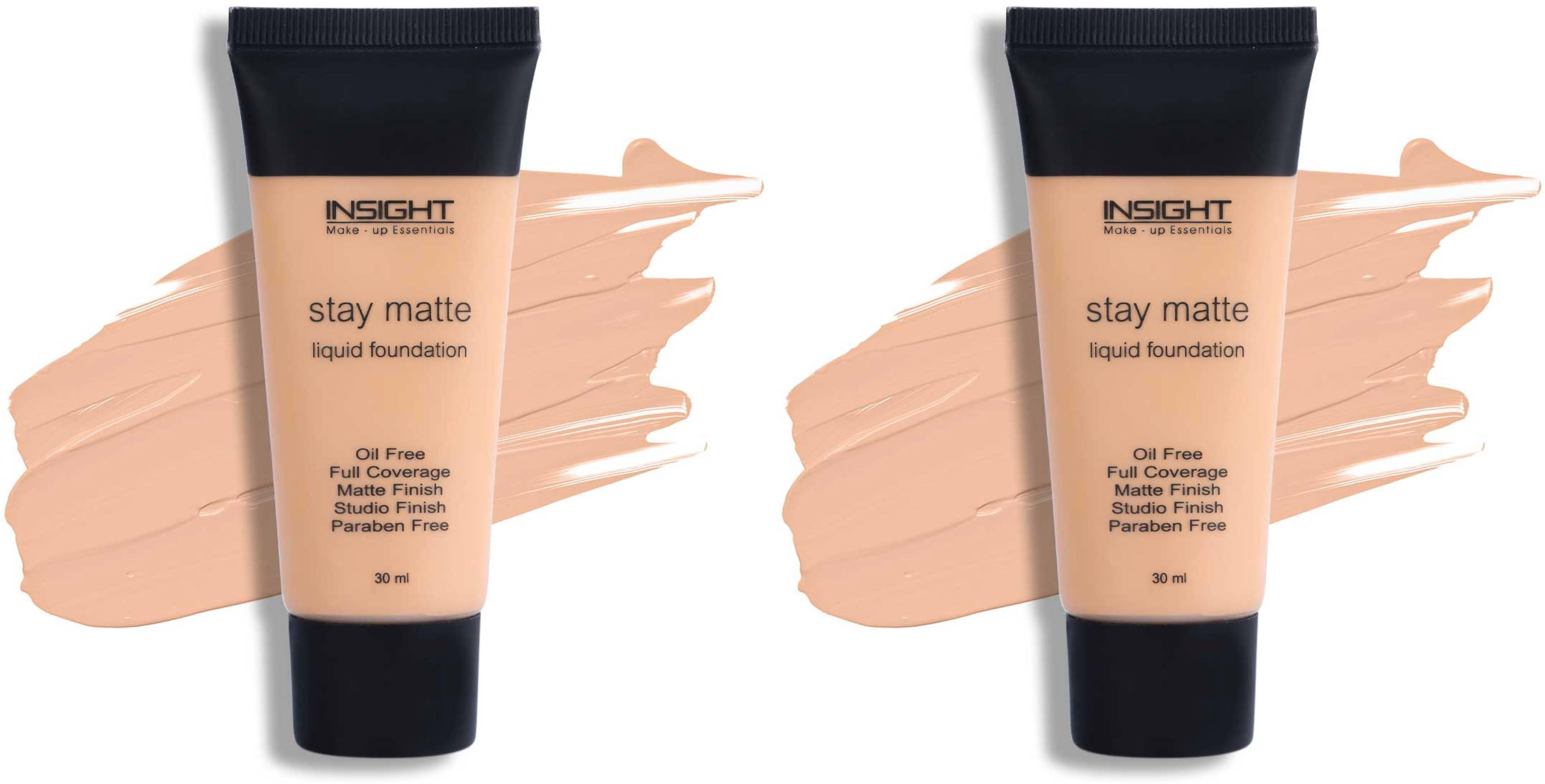     			Insight Cosmetics Stay Matte Foundation With Full Coverage For All Skin Types (Pack of 2)