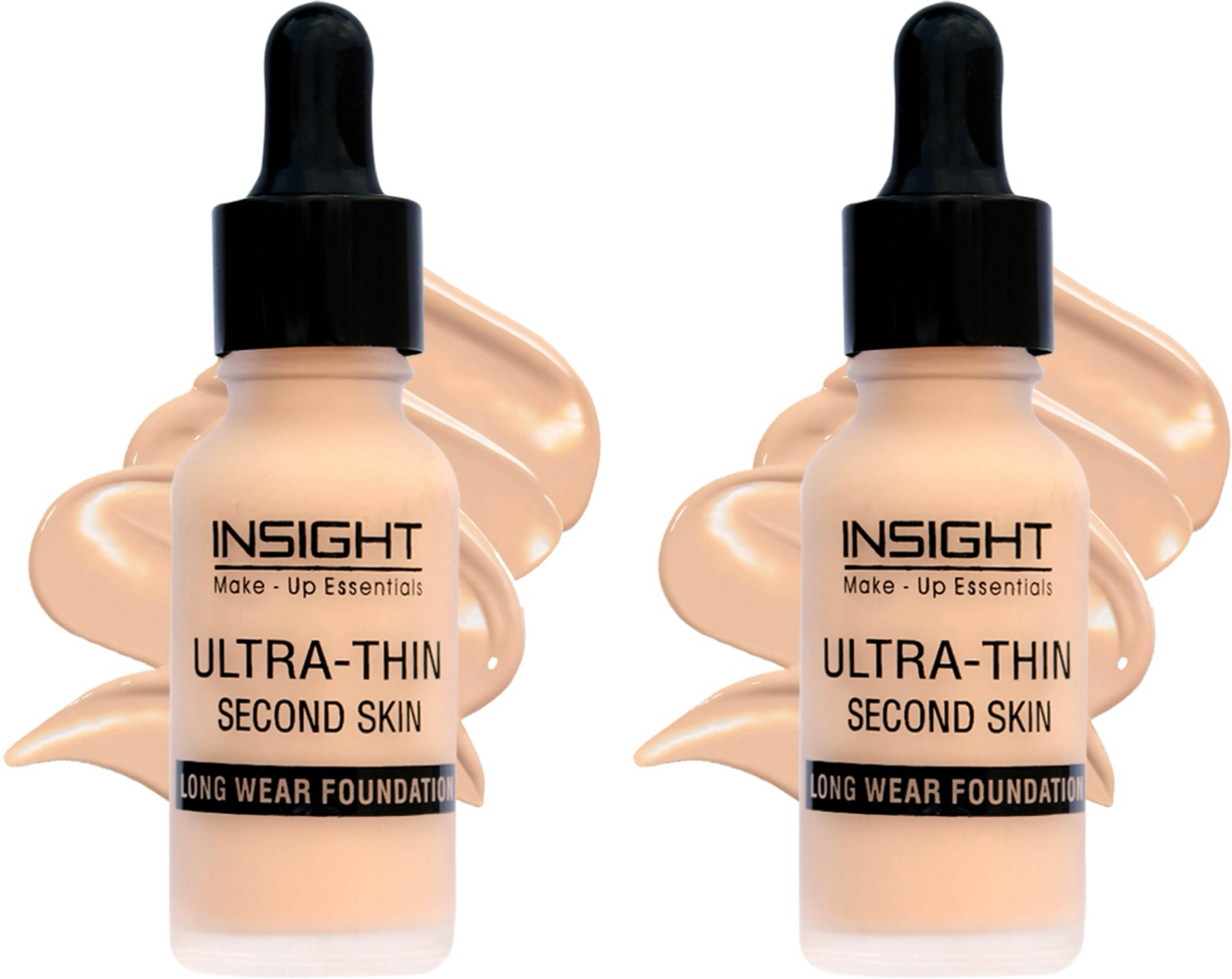 Insight Cosmetics True Skin Serum Foundation Which Feels Like Secon Skin For All Skin Types (Pack of 2) Insight Cosmetics True Skin Serum Foundation Which Feels Like Secon Skin For All Skin Types (Pack of 2)