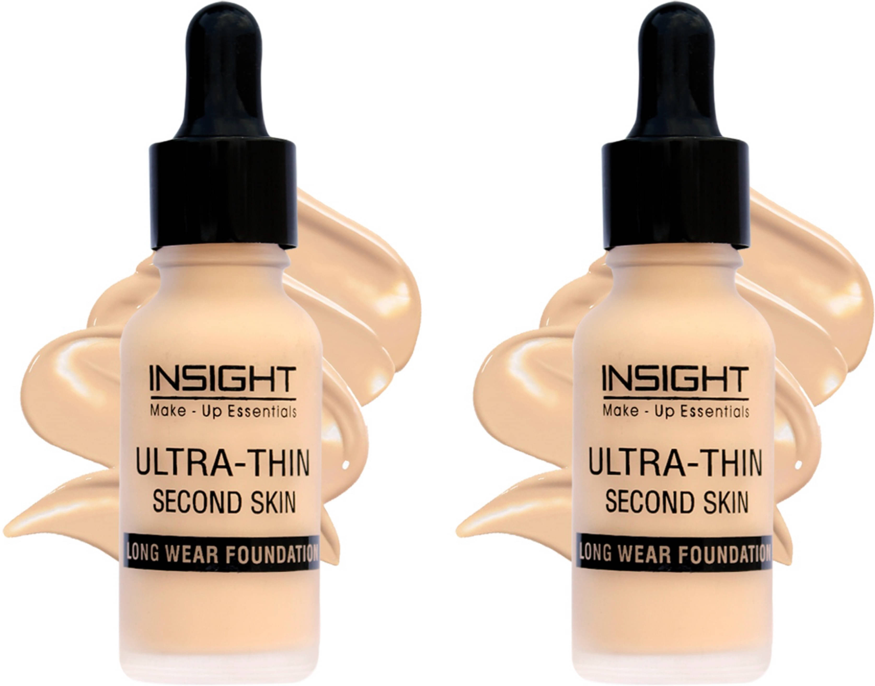     			Insight Natural Liquid For All Skin Types Skin Medium Foundation Pack of 2