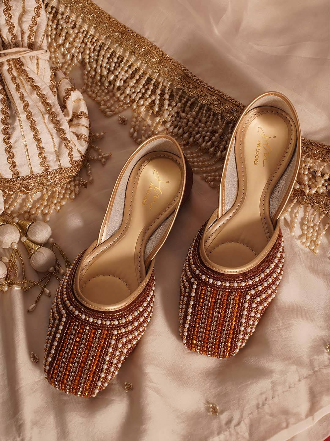 JM Looks Gold Women's Casual Ballerinas JM Looks Gold Women's Casual Ballerinas