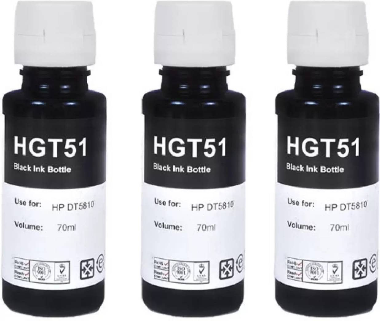     			KALAR GT51 Ink For 5810 Black Ink ( 90 ml ) Pack of 3 For 5820,5821 310,315,316,319,410,415,416,419, Smart Tank 115,500,510,515,516,720,750,790