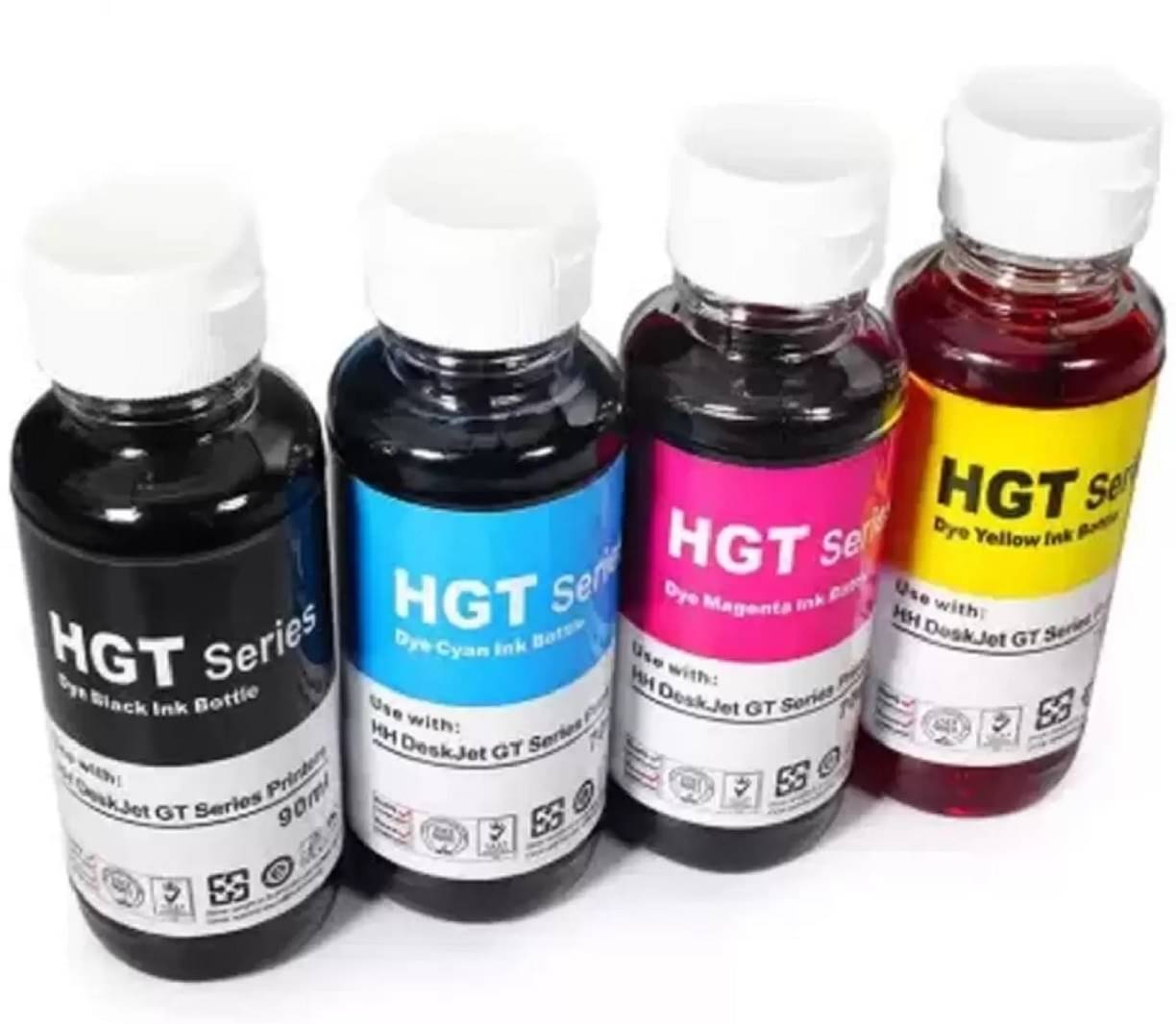     			KALAR GT52/51 ink For 5820 Multicolor Ink ( 90 ml ) Pack of 4 For Ink Tank 115, 310, 315, 319, 410, 415, 419, 455, 500, 515, 530, 615, GT 5810, GT 5811, GT 5820