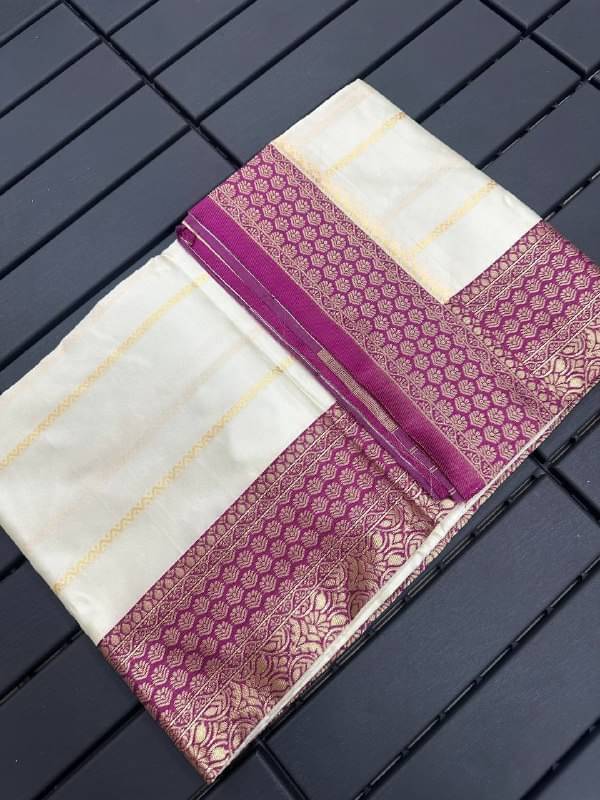     			KV Fashion Silk Blend Solid Saree With Unstitched Blouse Piece ( Multicolor )