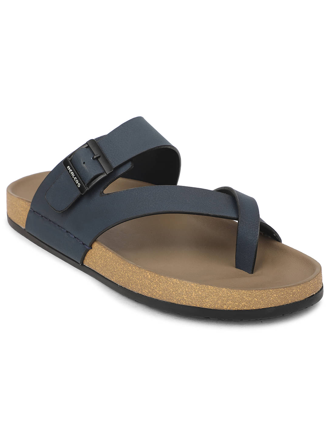     			Liberty Navy Men's Leather Slipper